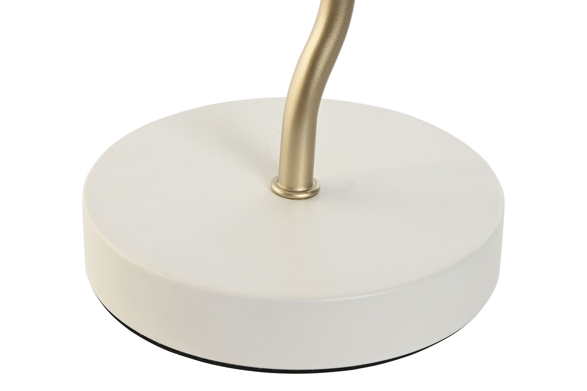 LAMPARA SOBREMESA METAL LINO 36X36X52 PLISADO 3