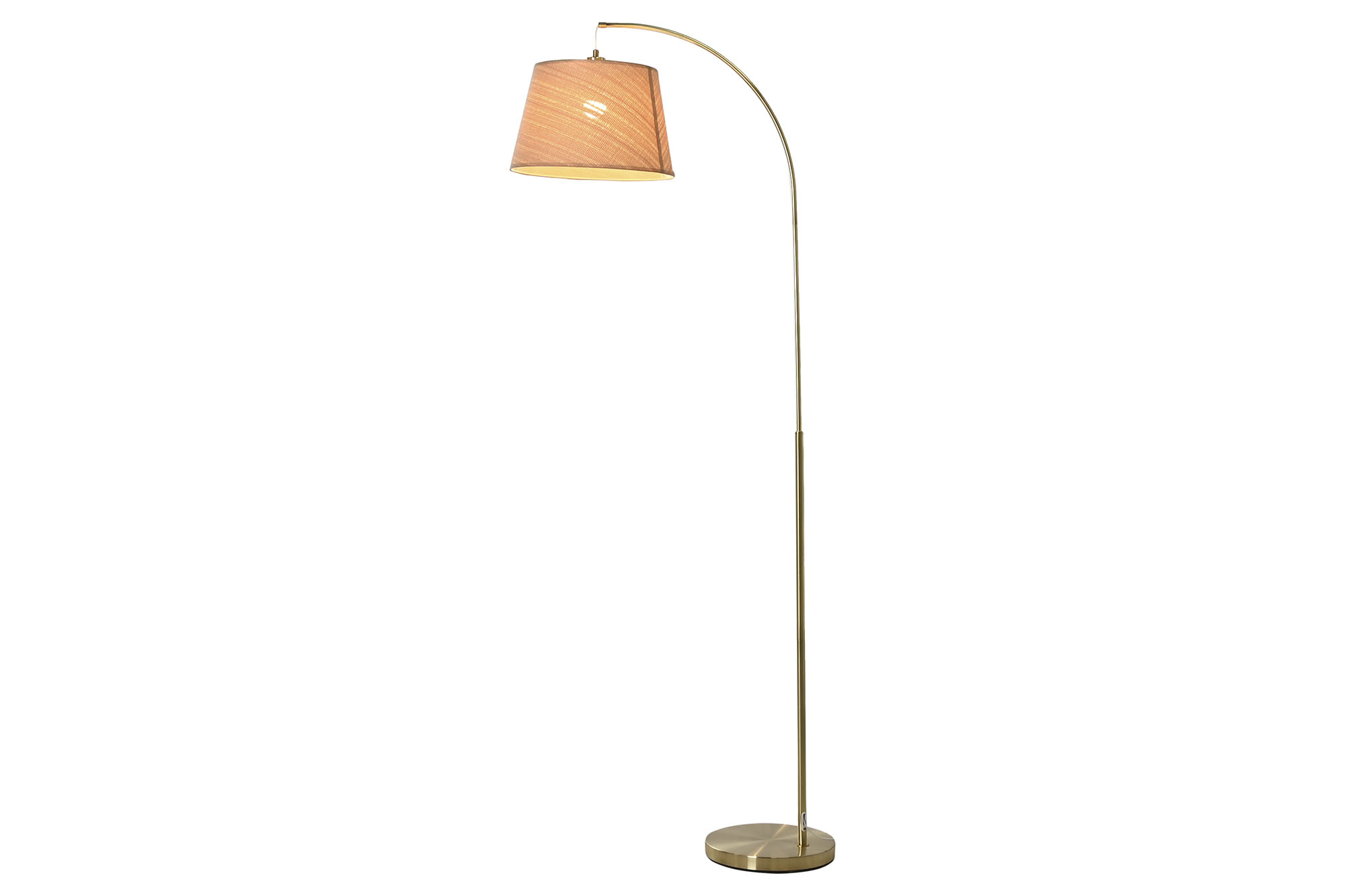 LAMPARA PIE METAL BAMBU 66X35X180 DORADO 2