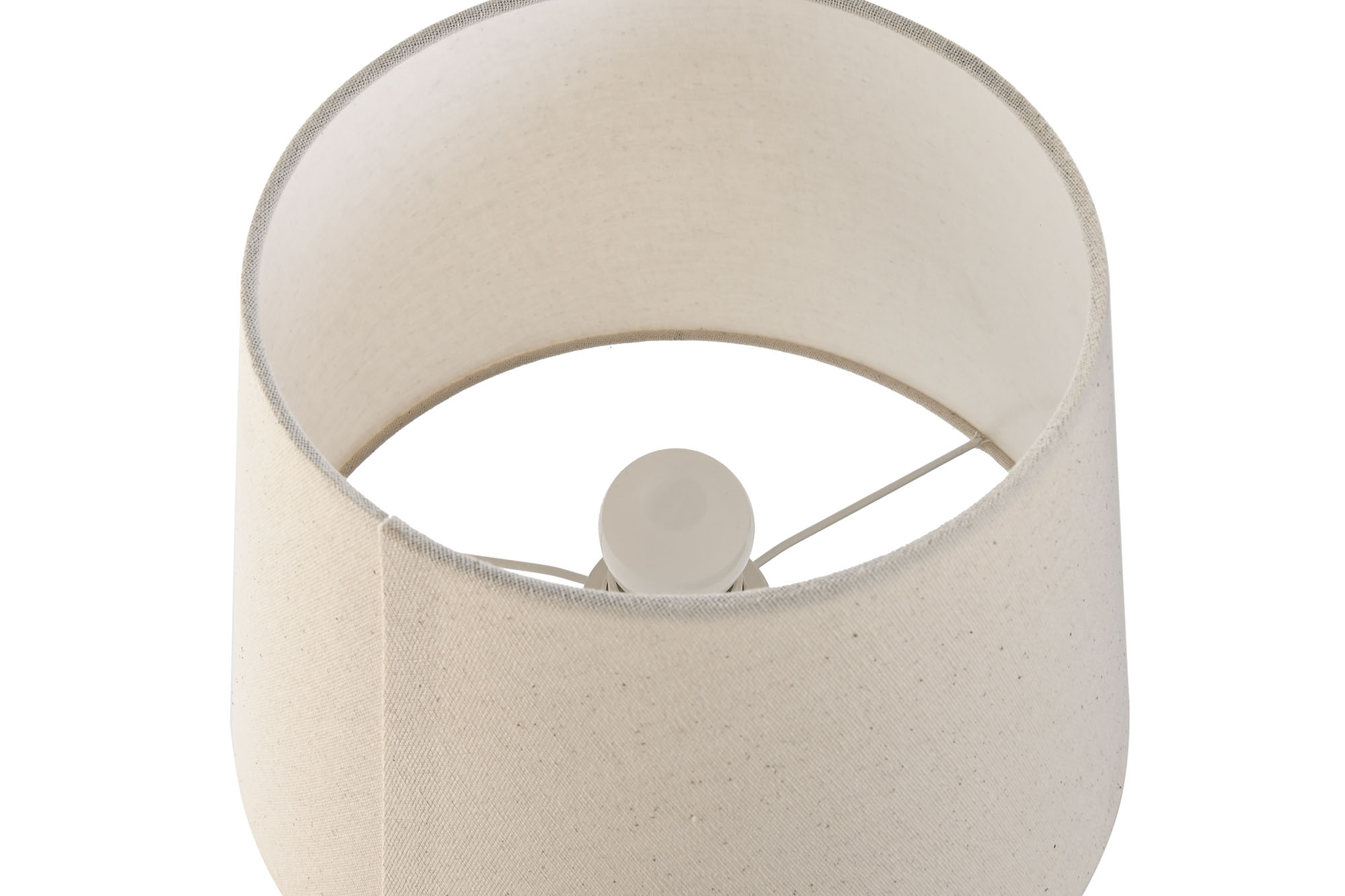 LAMPARA SOBREMESA METAL LINO 28X28X49 DORADO 4
