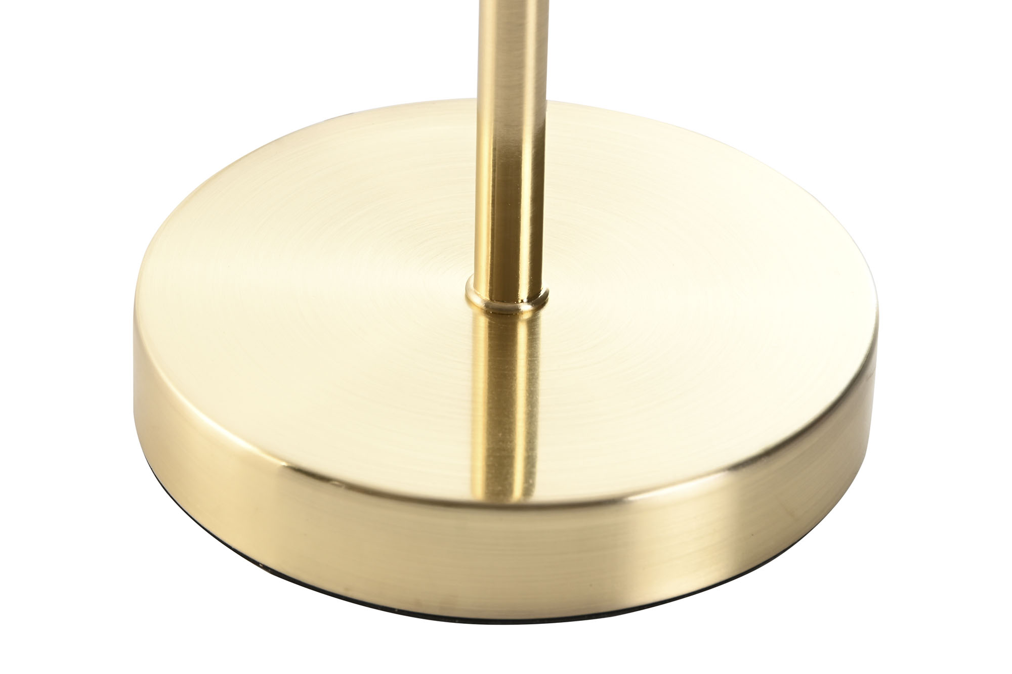 LAMPARA SOBREMESA METAL LINO 28X28X49 DORADO 5