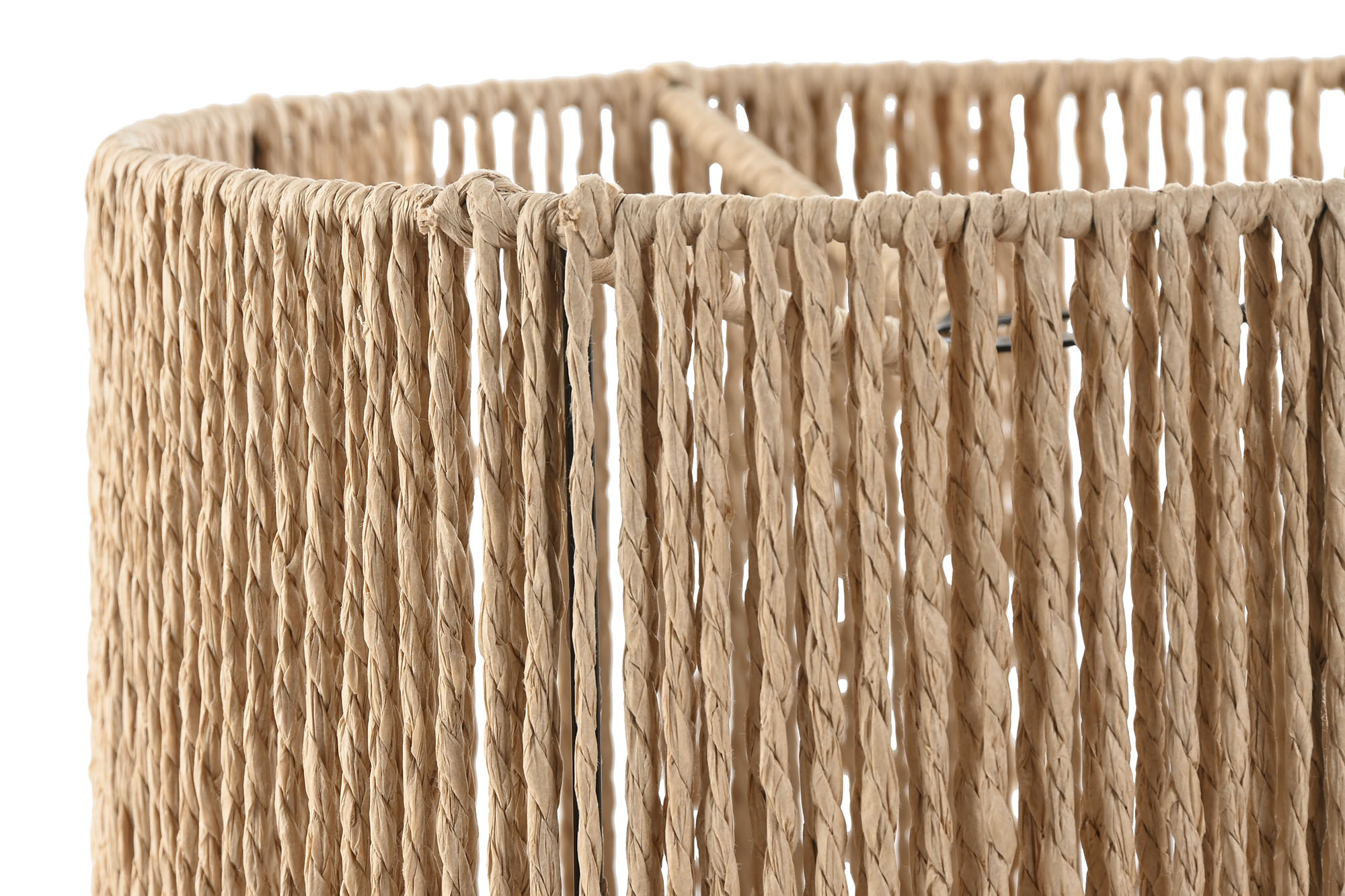 PANTALLA FIBRA METAL 52X48X31CM OVALADA 2