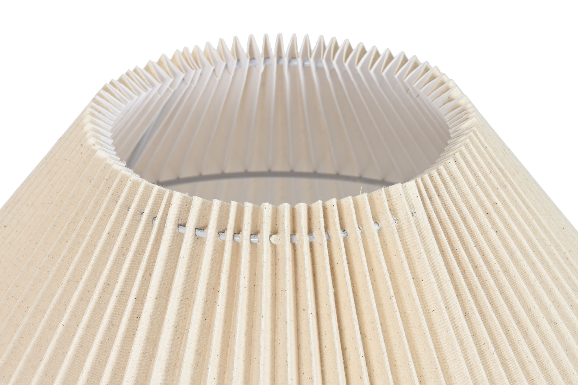 LAMPARA PIE CERAMICA POLIESTER 54X54X102 PLISADA 3