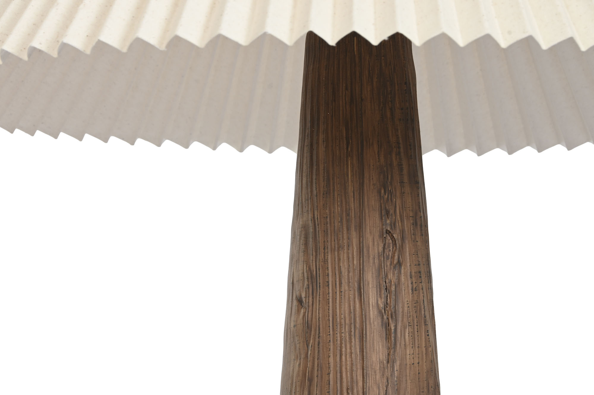 LAMPARA PIE CERAMICA POLIESTER 54X54X102 PLISADA 4