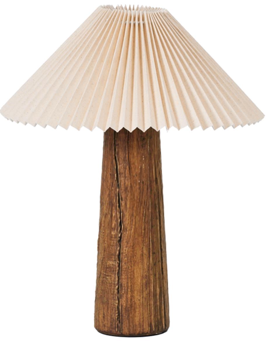 LAMPARA SOBREMESA CERAMICA POLIESTER 35X35X43