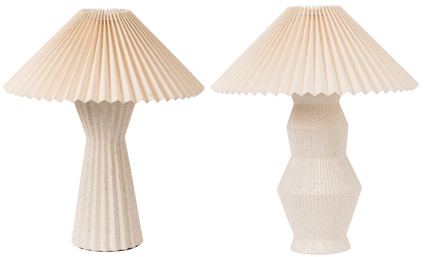 LAMPARA SOBREMESA CERAMICA 35X35X44CM ANCHA