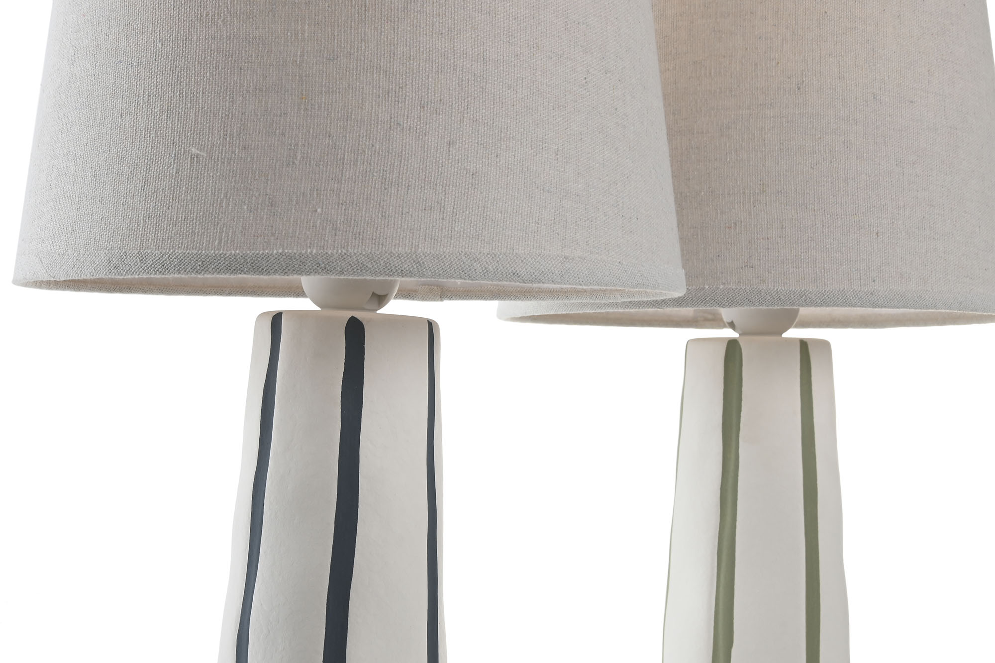 LAMPARA SOBREMESA CERAMICA 25X25X45CM AZUL 3