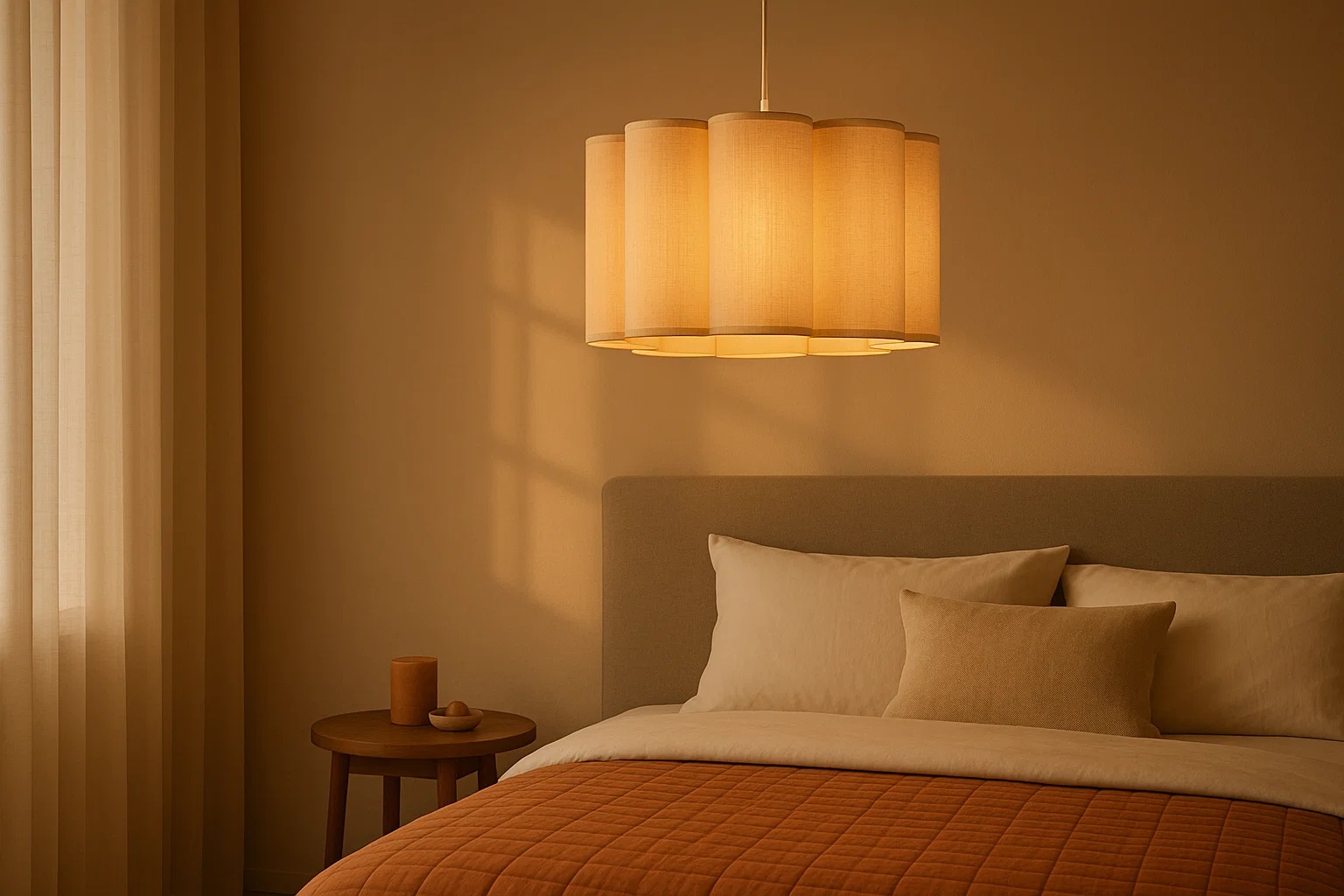 LAMPARA TECHO METAL LINO 50X50X30 CRUDO 2