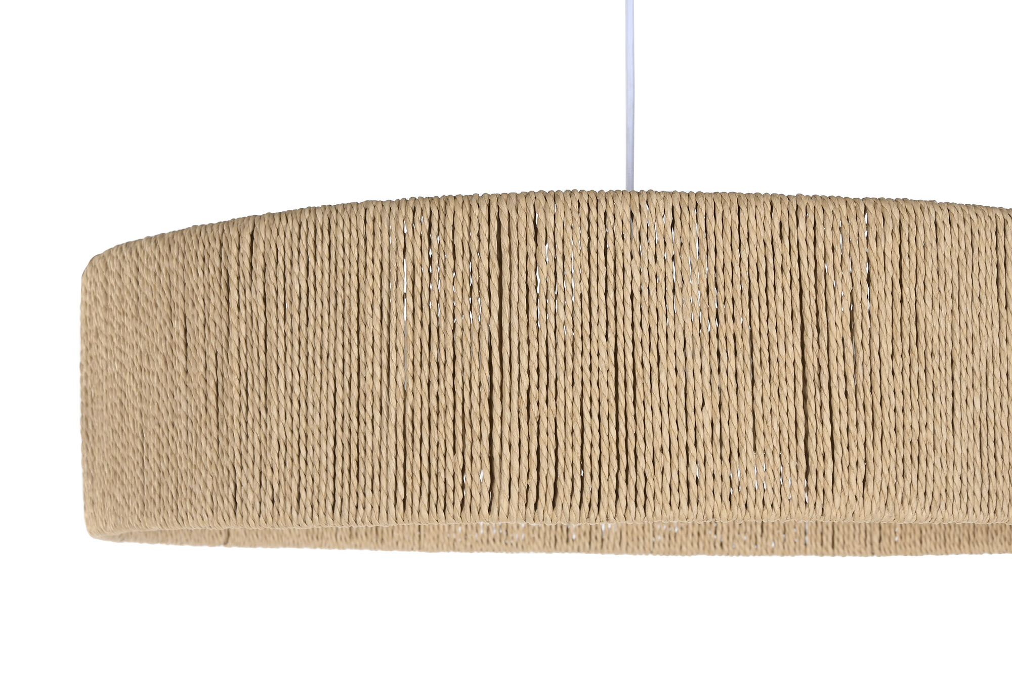 LAMPARA TECHO CUERDA PP 62X62X15 PLAFON NATURAL 5