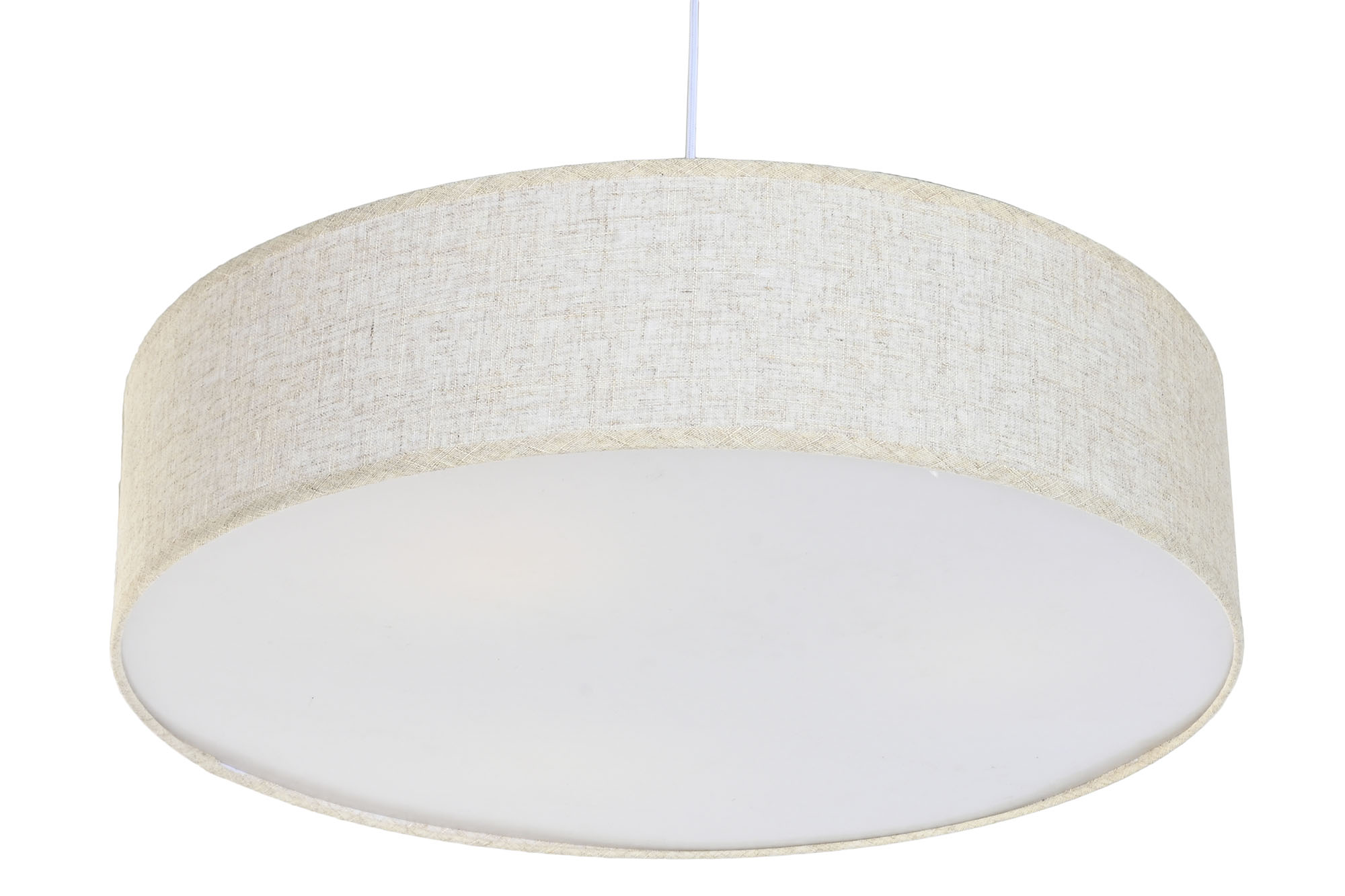 LAMPARA TECHO LINO PP 60X60X15 PLAFON CRUDO