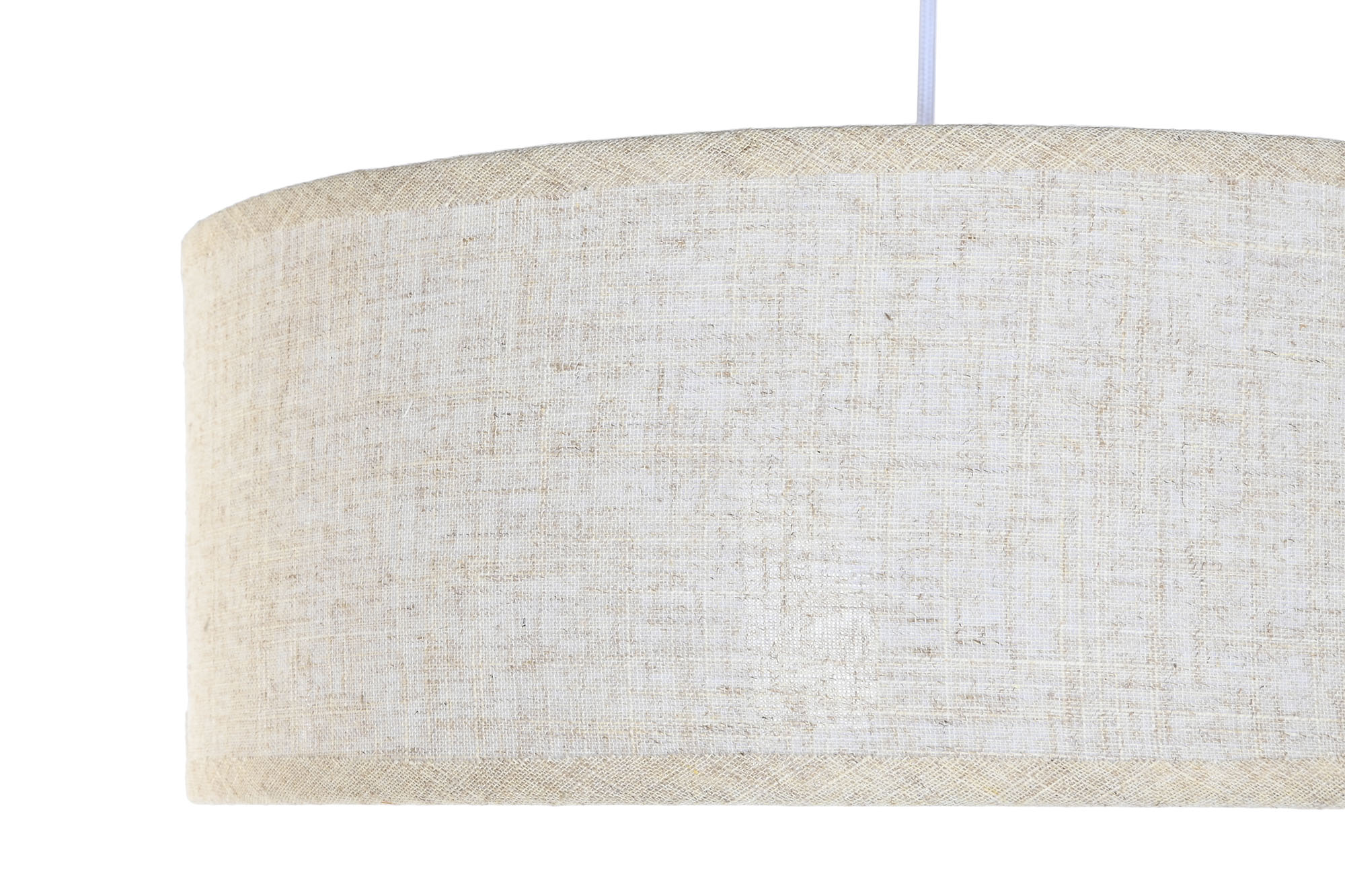 LAMPARA TECHO LINO PP 40X40X15 CRUDO 4