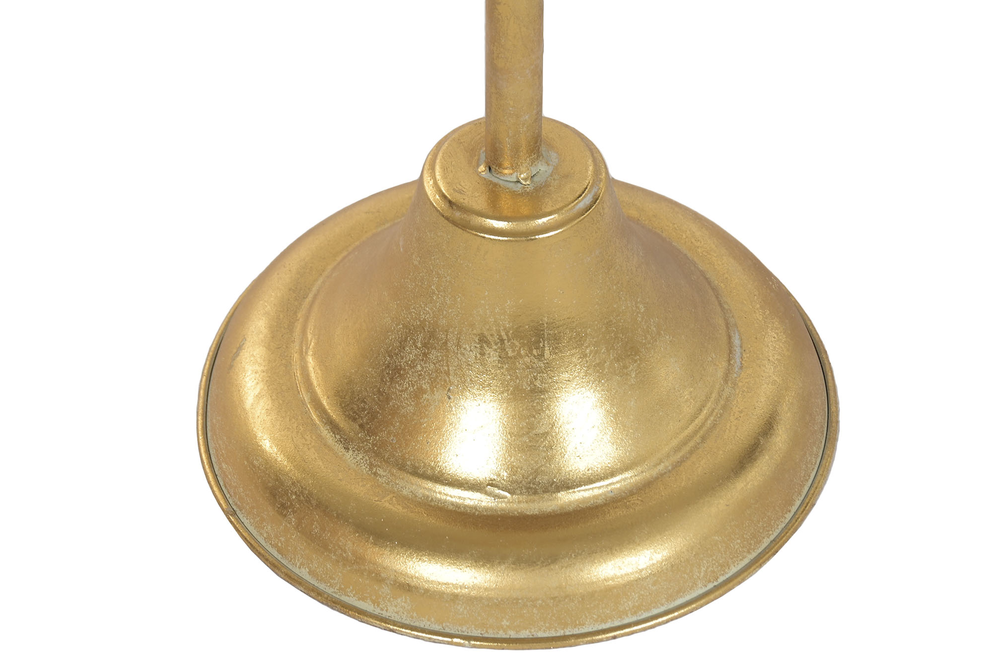 LAMPARA PIE METAL 33X33X140 DORADO 5