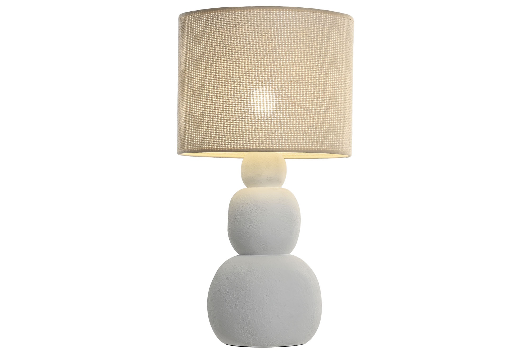 LAMPARA SOBREMESA CERAMICA POLIESTER 30X30X58 3