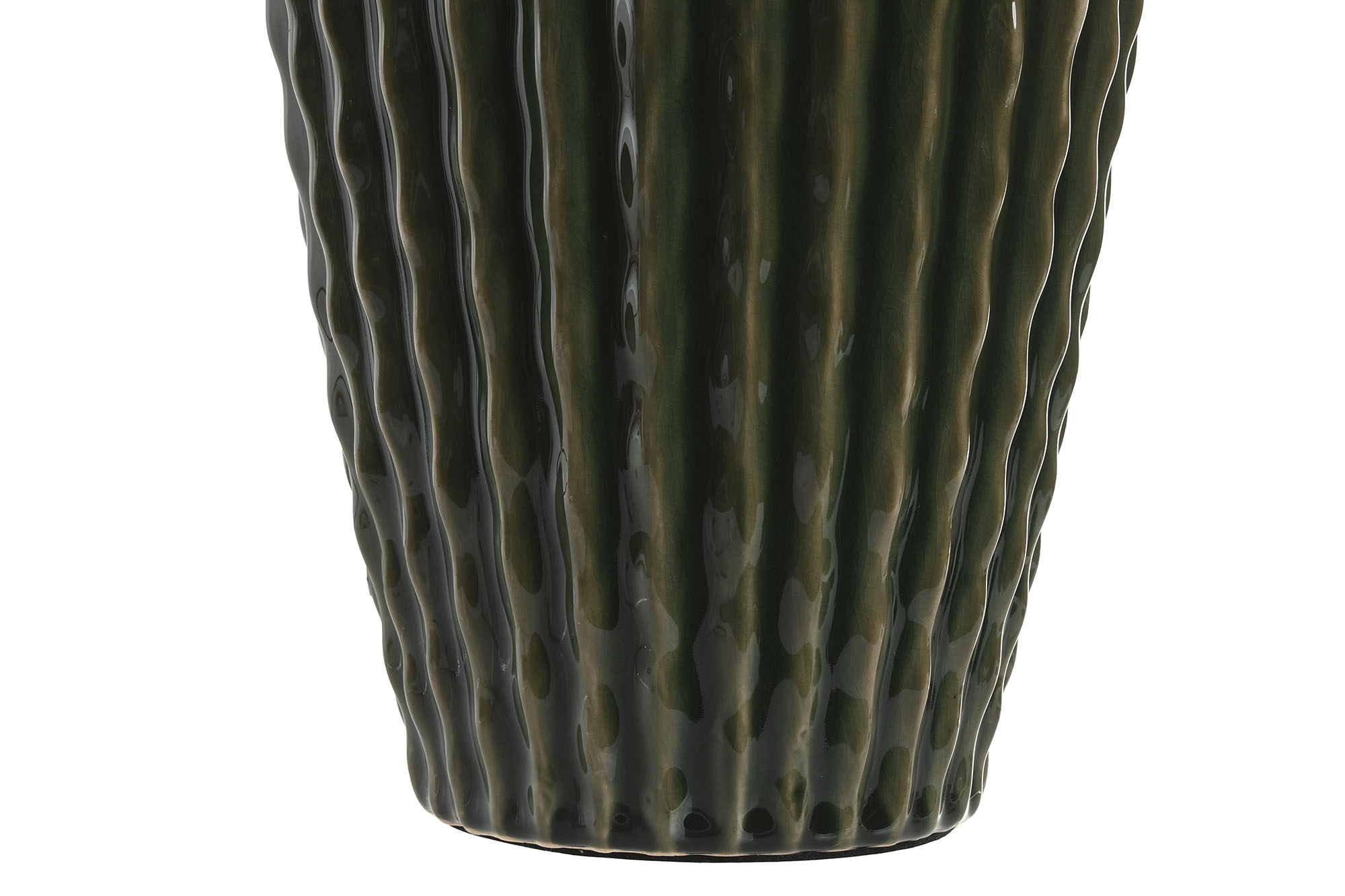 LAMPARA SOBREMESA CERAMICA LINO 32X32X60 VERDE 4