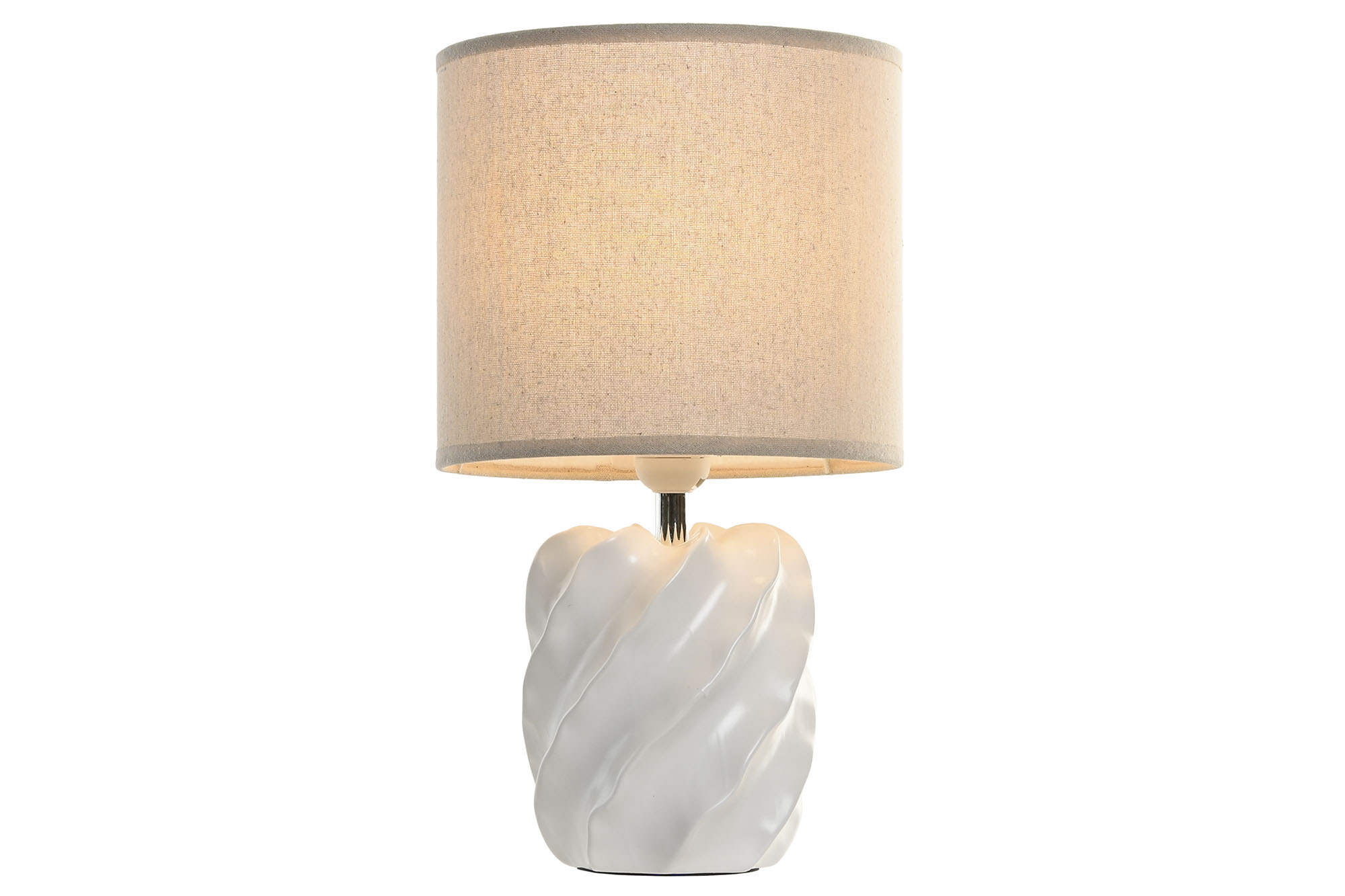 LAMPARA SOBREMESA CERAMICA POLIESTER 22X22X40 2