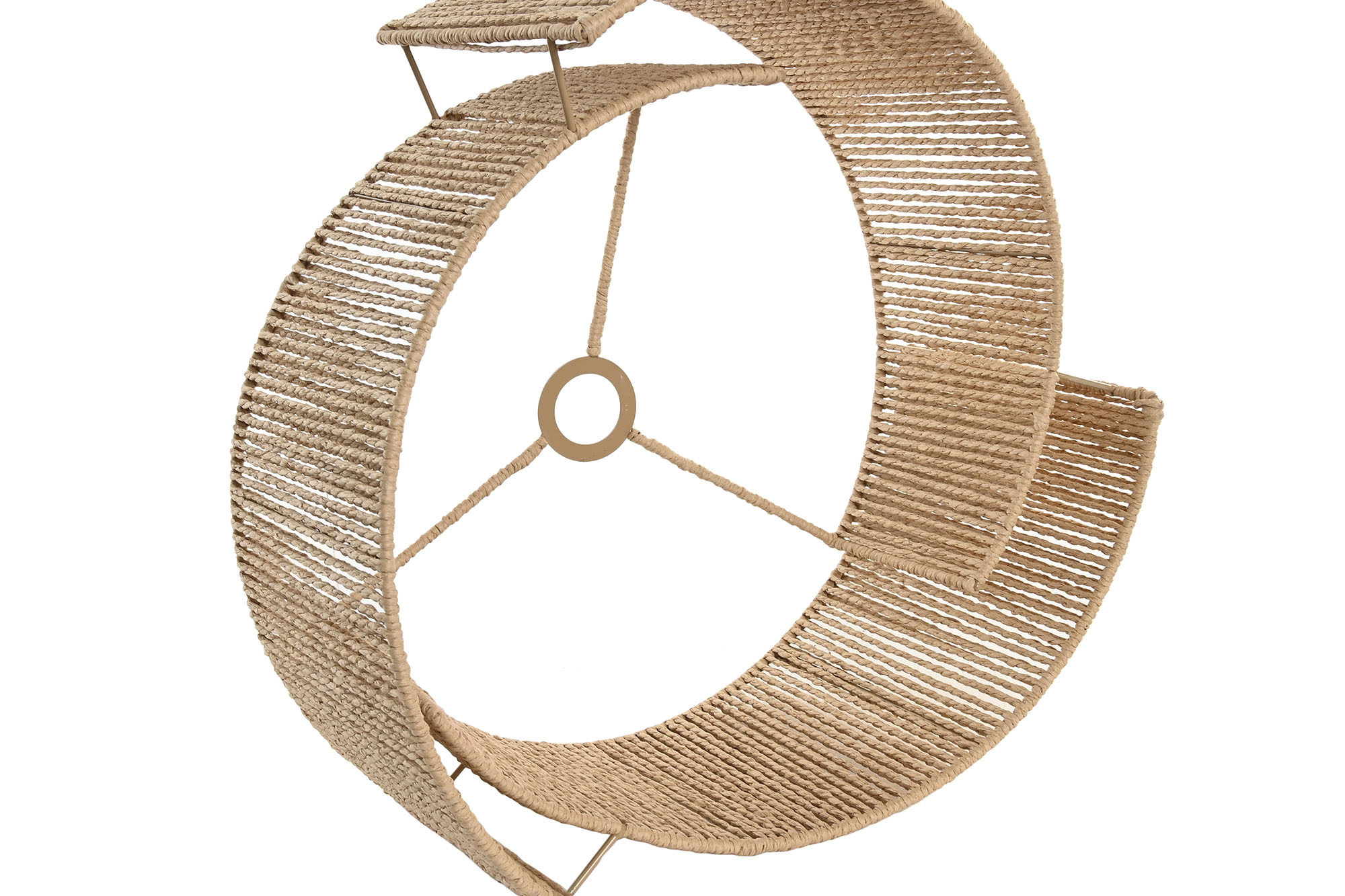 PANTALLA FIBRA METAL 48,00,X45X22 NATURAL MARRON 3