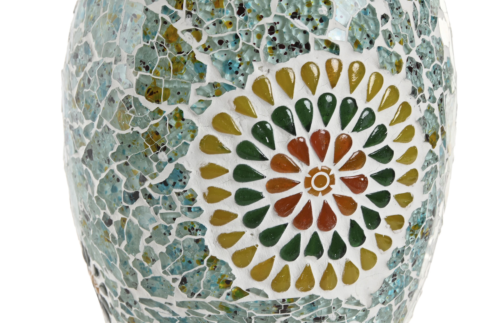 LAMPARA SOBREMESA CRISTAL 14X14X19 CRAQUELADO 3