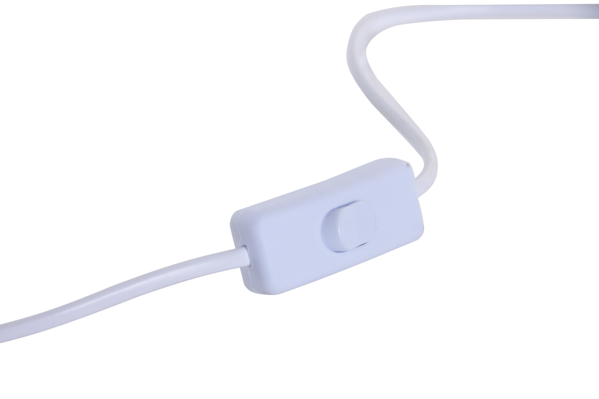 LAMPARA SOBREMESA GRES 15X15X28,5 HOJA BLANCO 2