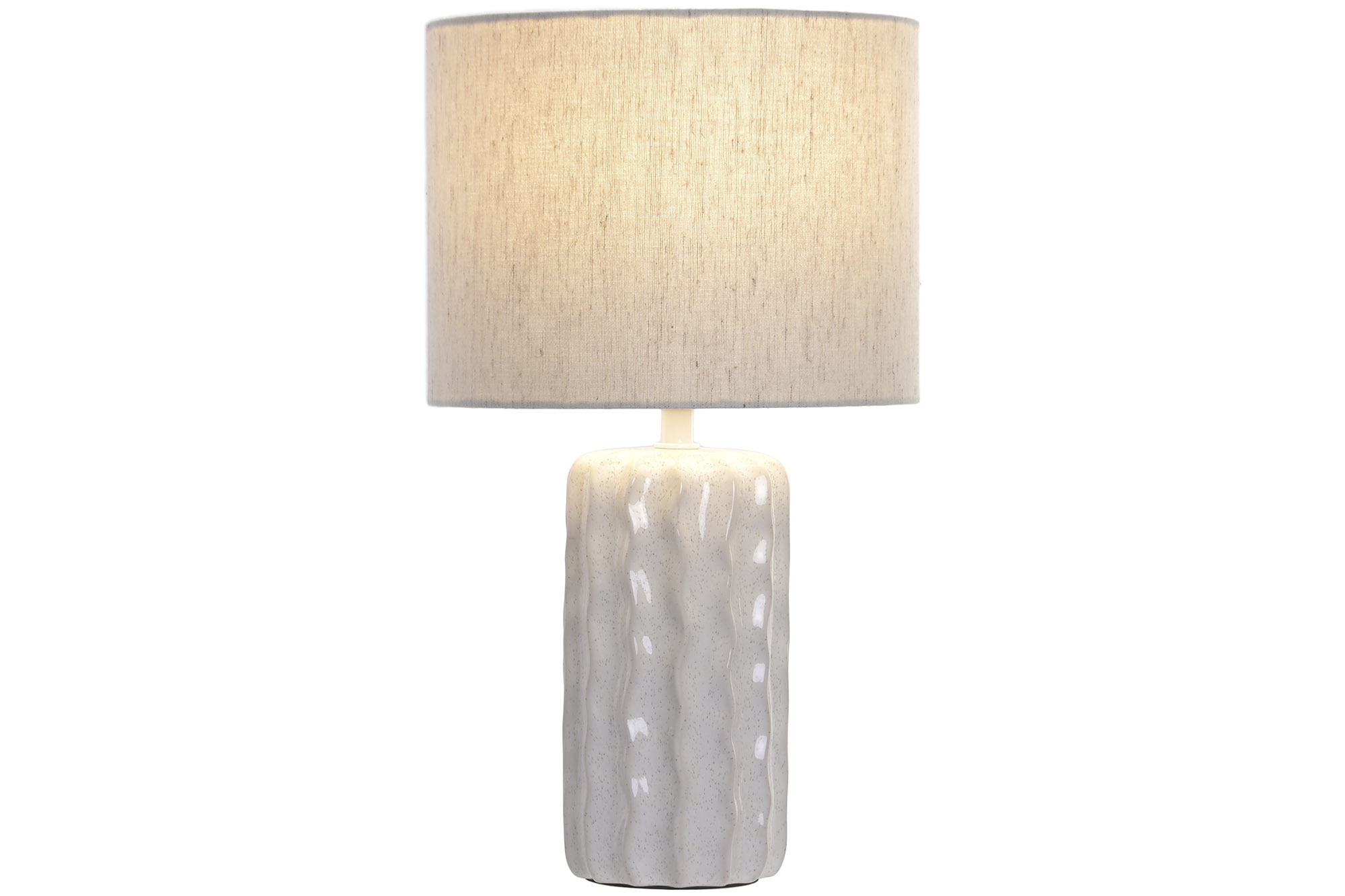 LAMPARA SOBREMESA CERAMICA POLIESTER 23X23X40 2
