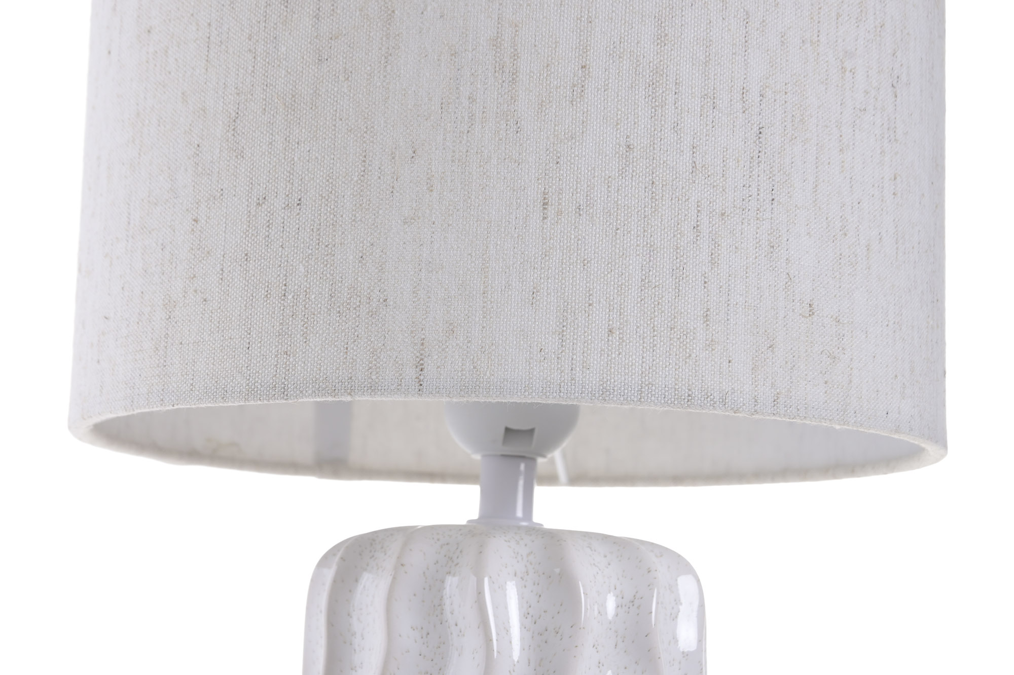 LAMPARA SOBREMESA CERAMICA POLIESTER 23X23X40 3