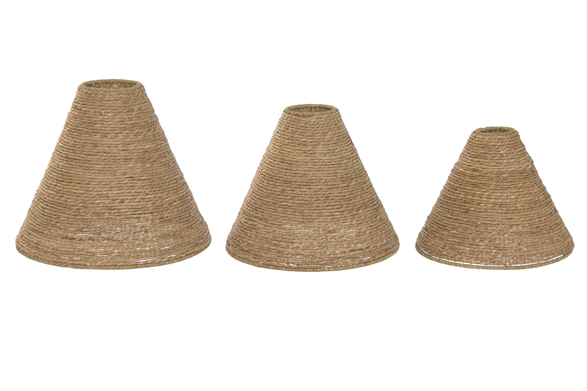PANTALLA FIBRA TRENZADA METAL 58X58X50