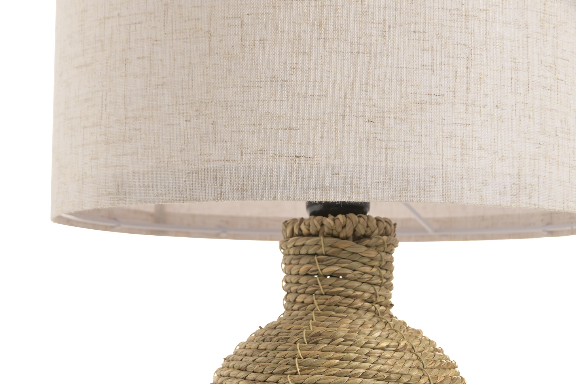 LAMPARA SOBREMESA SEAGRASS POLIESTER 30X30X52 3