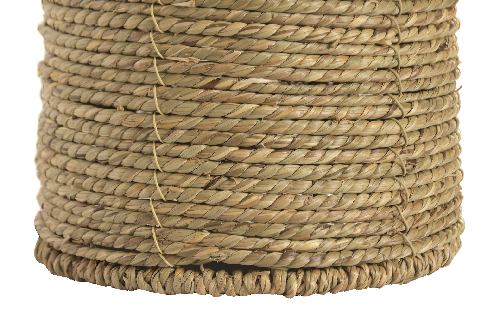 LAMPARA SOBREMESA SEAGRASS POLIESTER 30X30X52 4