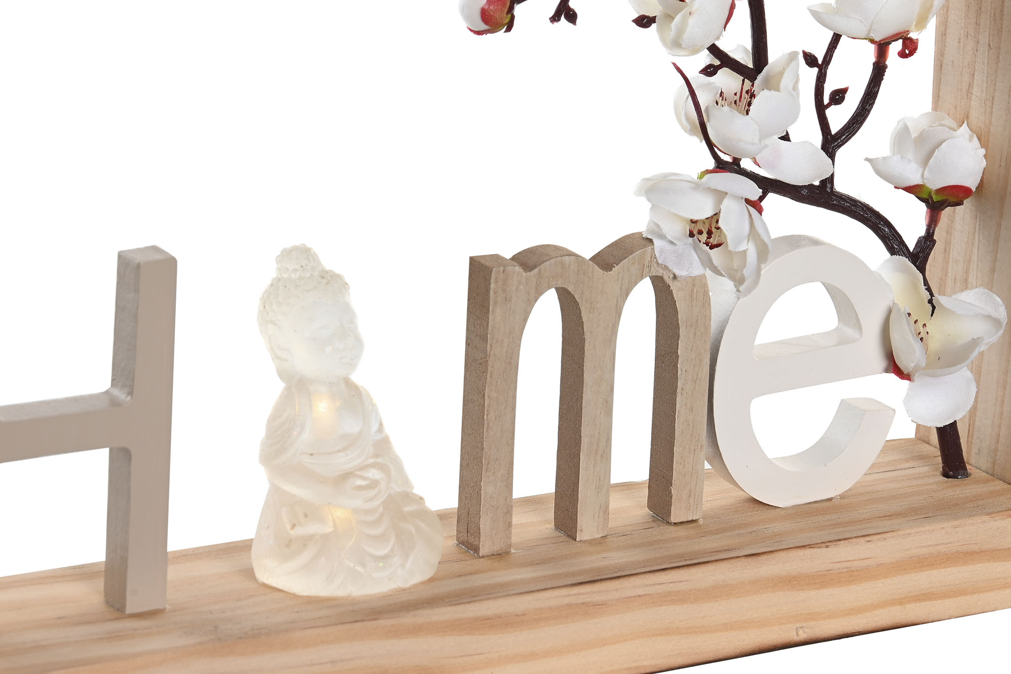 DECORACION LUMINOSA LED 30X5X18CM NATURAL 3