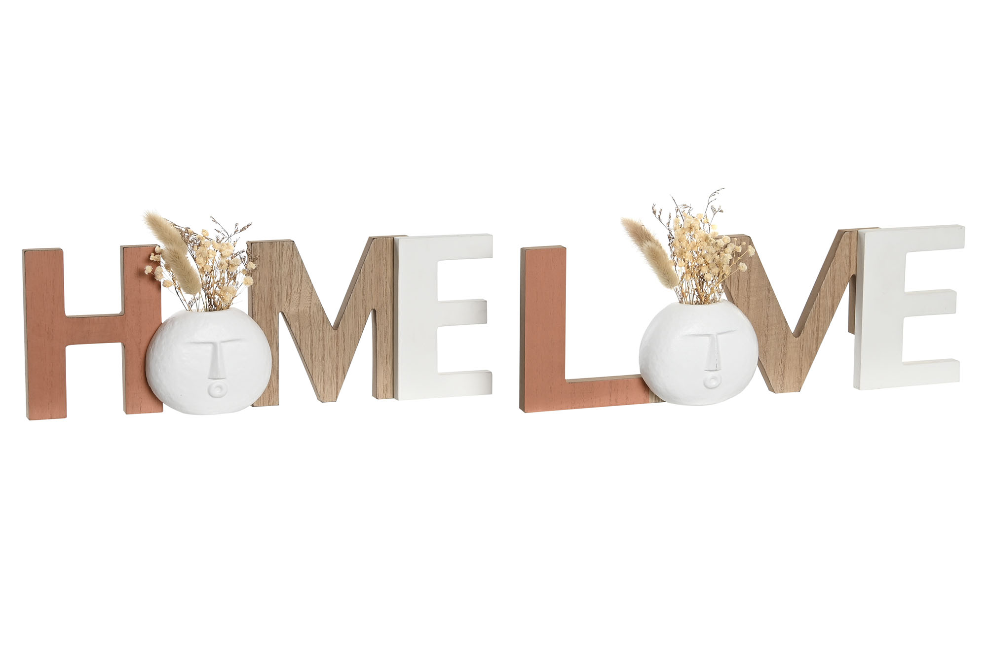 DECORACION MDF GRES 37X4X19CM LOVE
