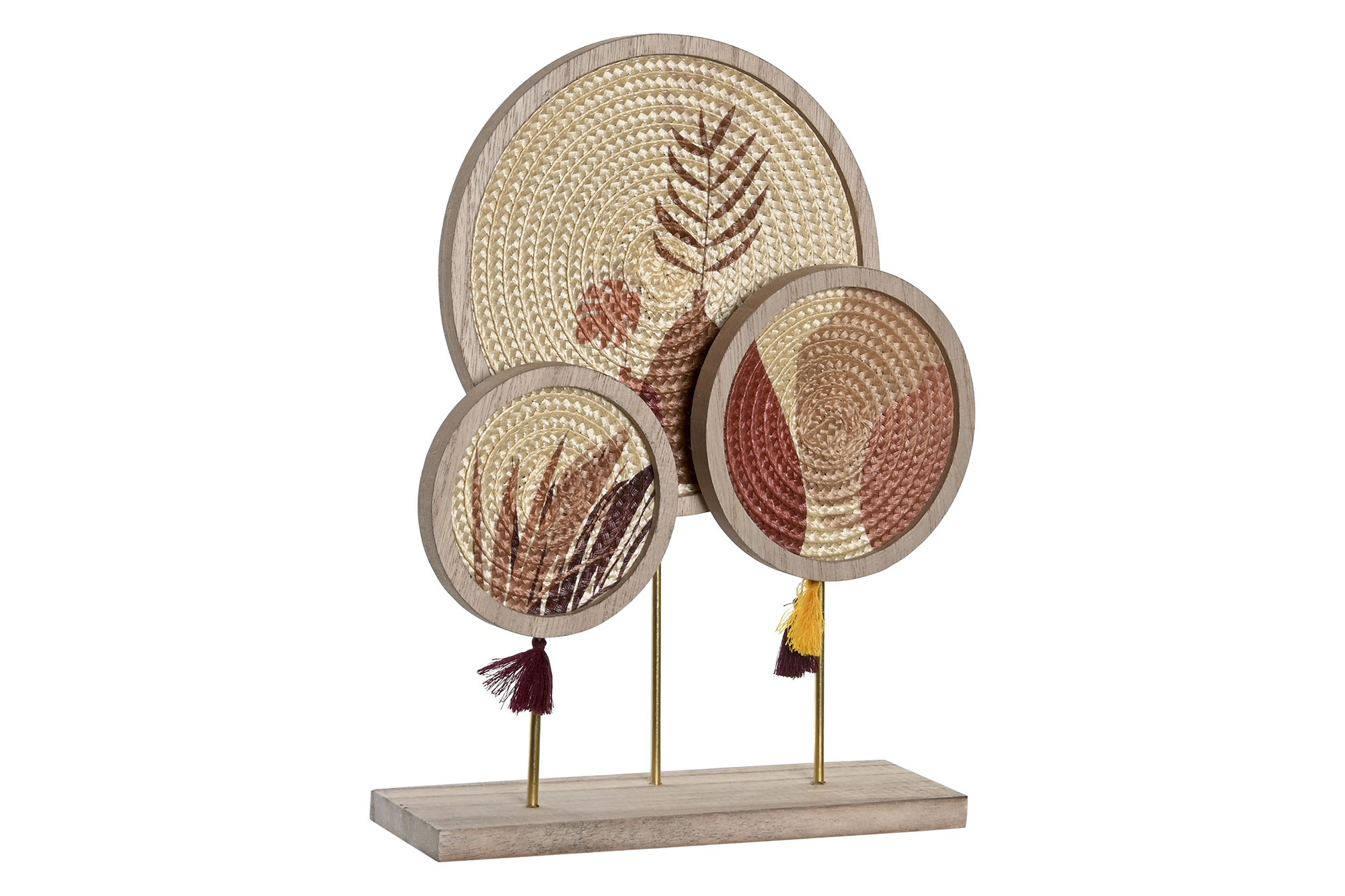 DECORACION MDF SEAGRASS 22X7X30 ABSTRACTO