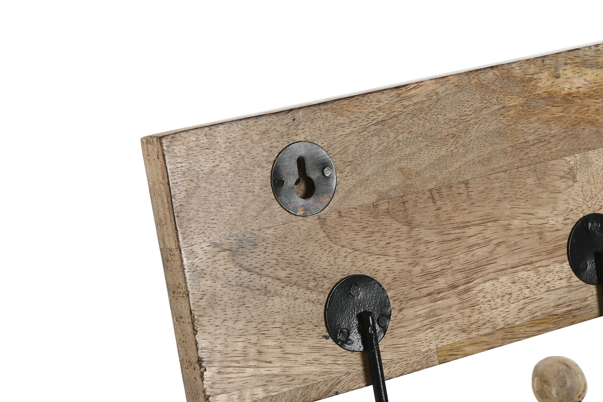 PERCHERO PARED MANGO METAL 38X5X16 ARBOL BLANCO 3