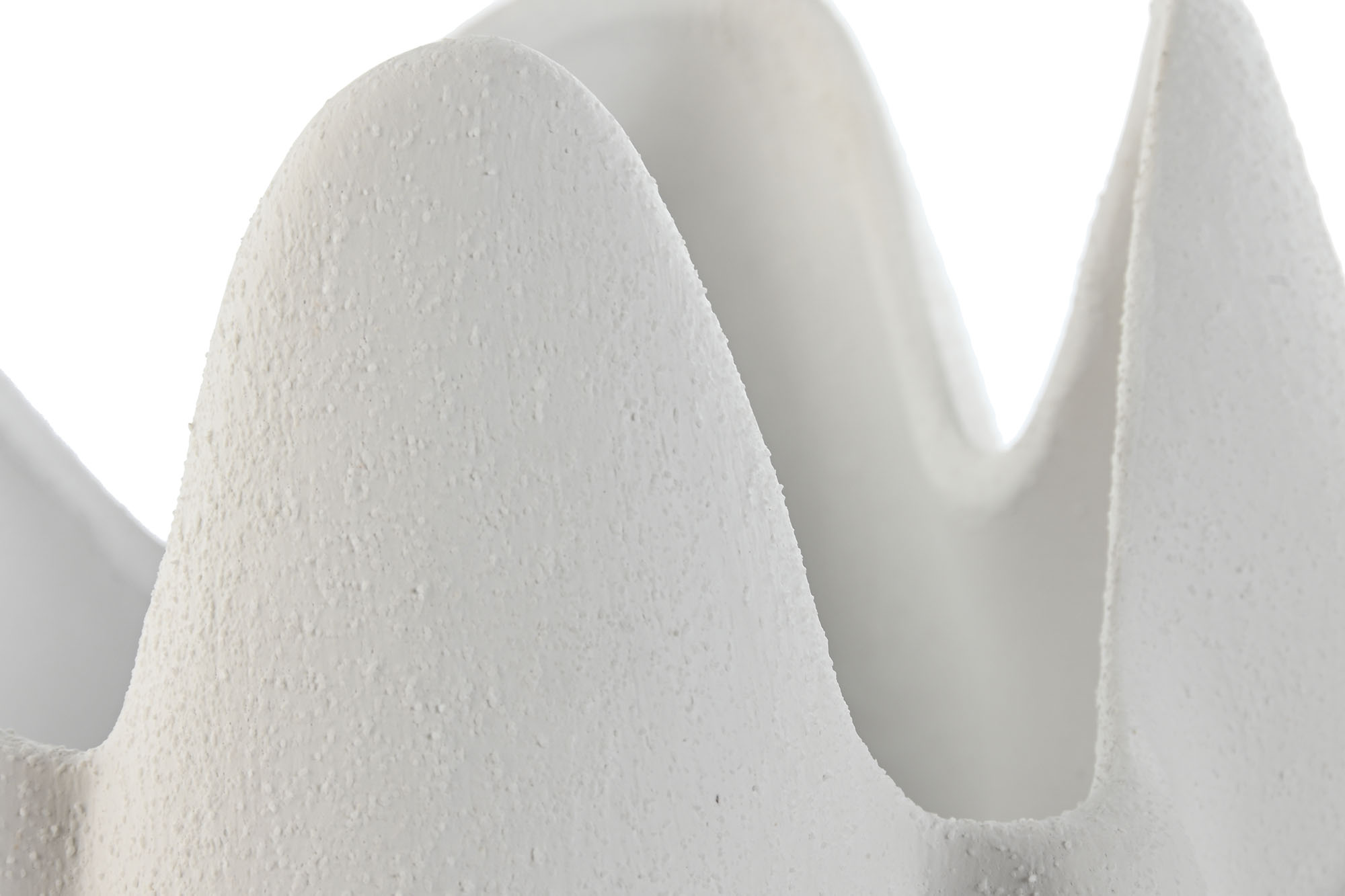 JARRON GRES 18X17X25,7 RUGOSO BLANCO 3