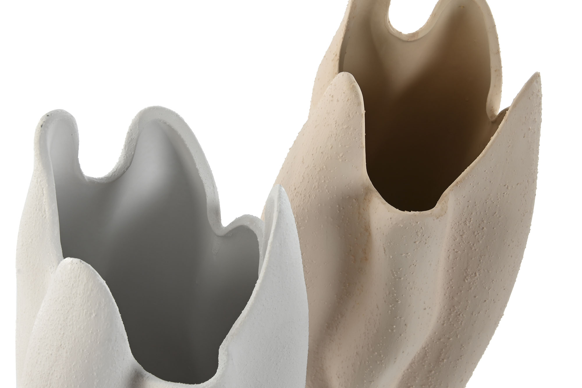 JARRON GRES 16,3X15,4X40,5 RUGOSO BEIGE 2