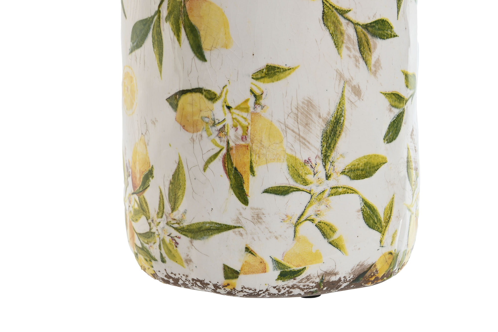 JARRON GRES 15X15X31,5 LIMONES AMARILLO 3