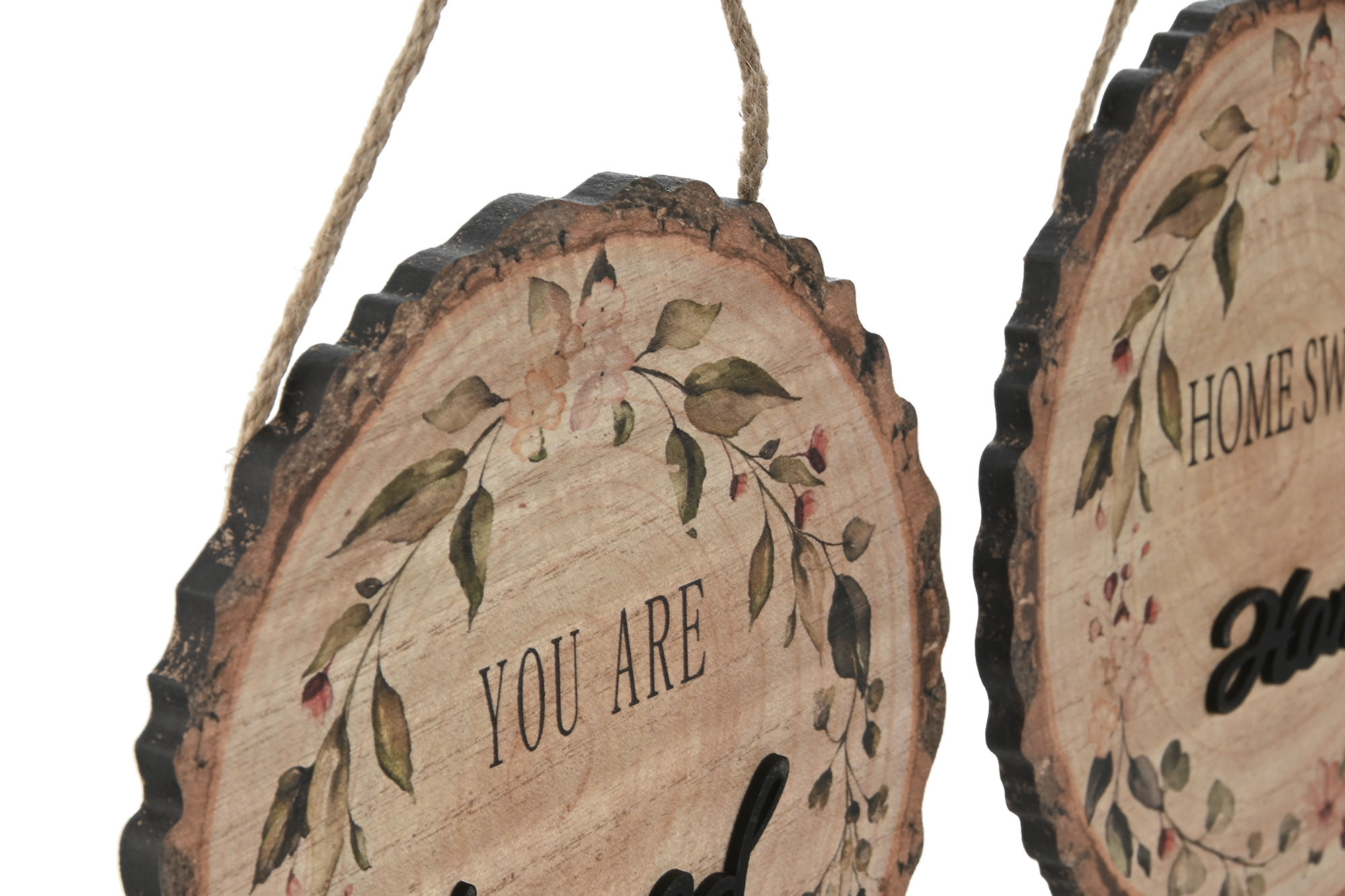 DECORACION COLGANTE MDF 20X1X27 TRONCO LOVED 2