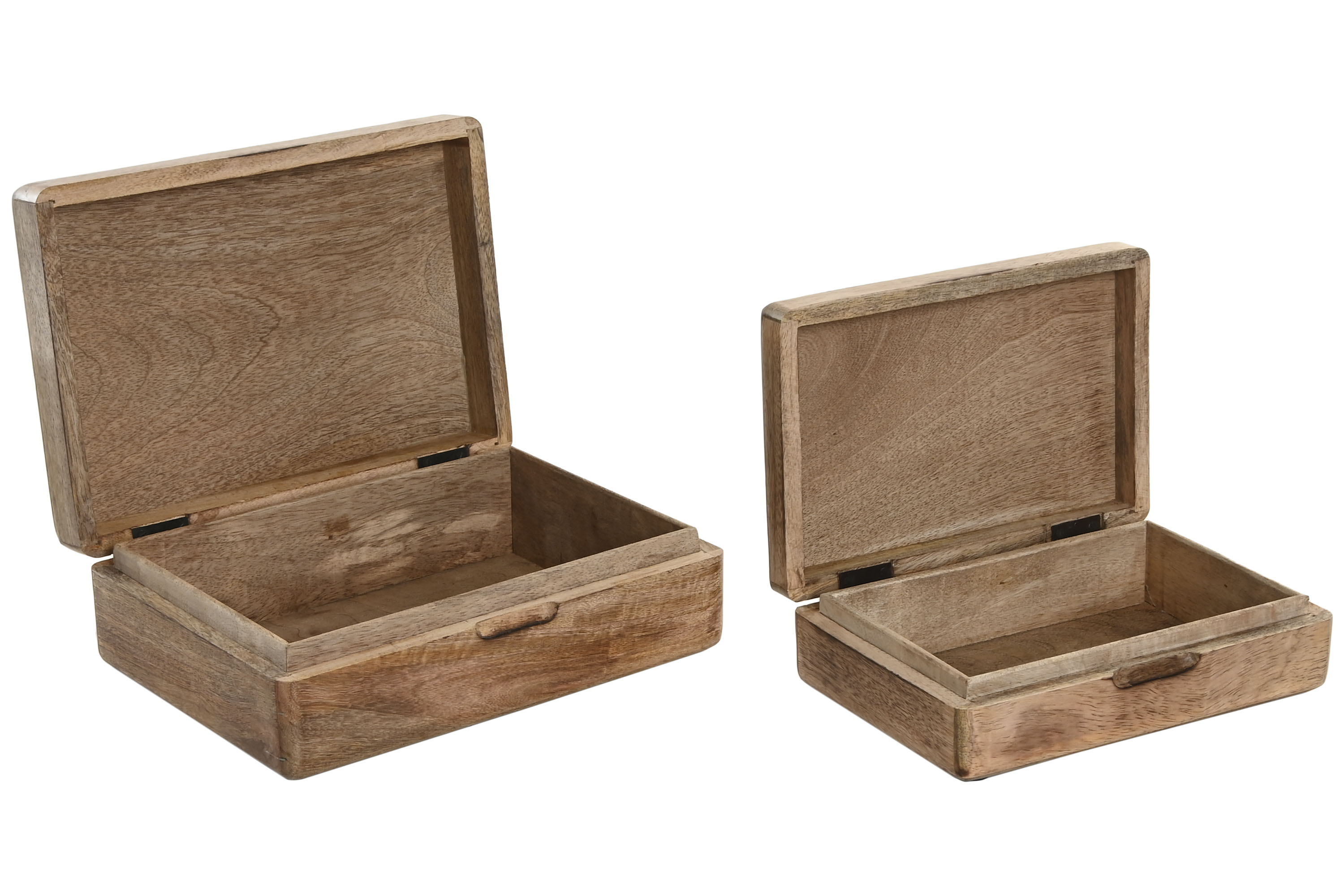 CAJA  MANGO 21X14X6 REDONDEADO NATURAL MARRON 2