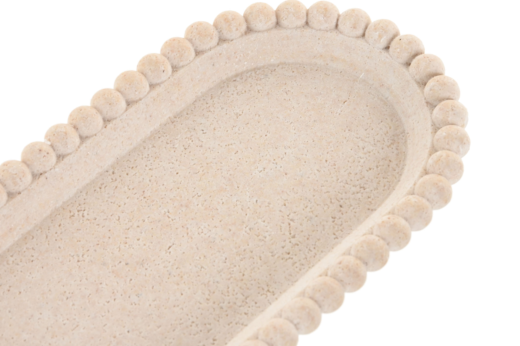 BANDEJA DECORACION RESINA 24,5X13X2,5 SIMIL TRAVER