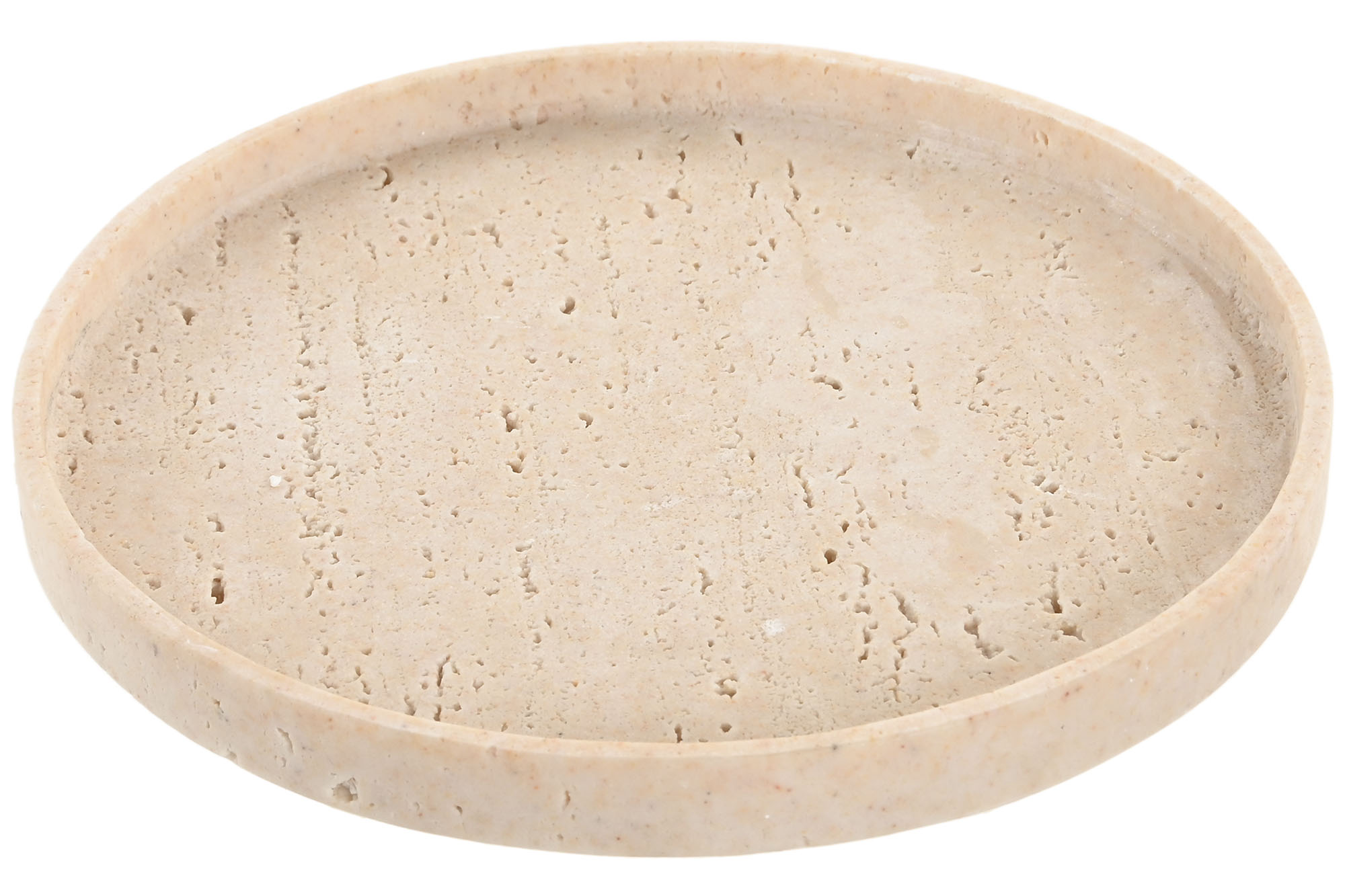 BANDEJA DECORACION RESINA 23X23X2 SIMIL TRAVERTINO