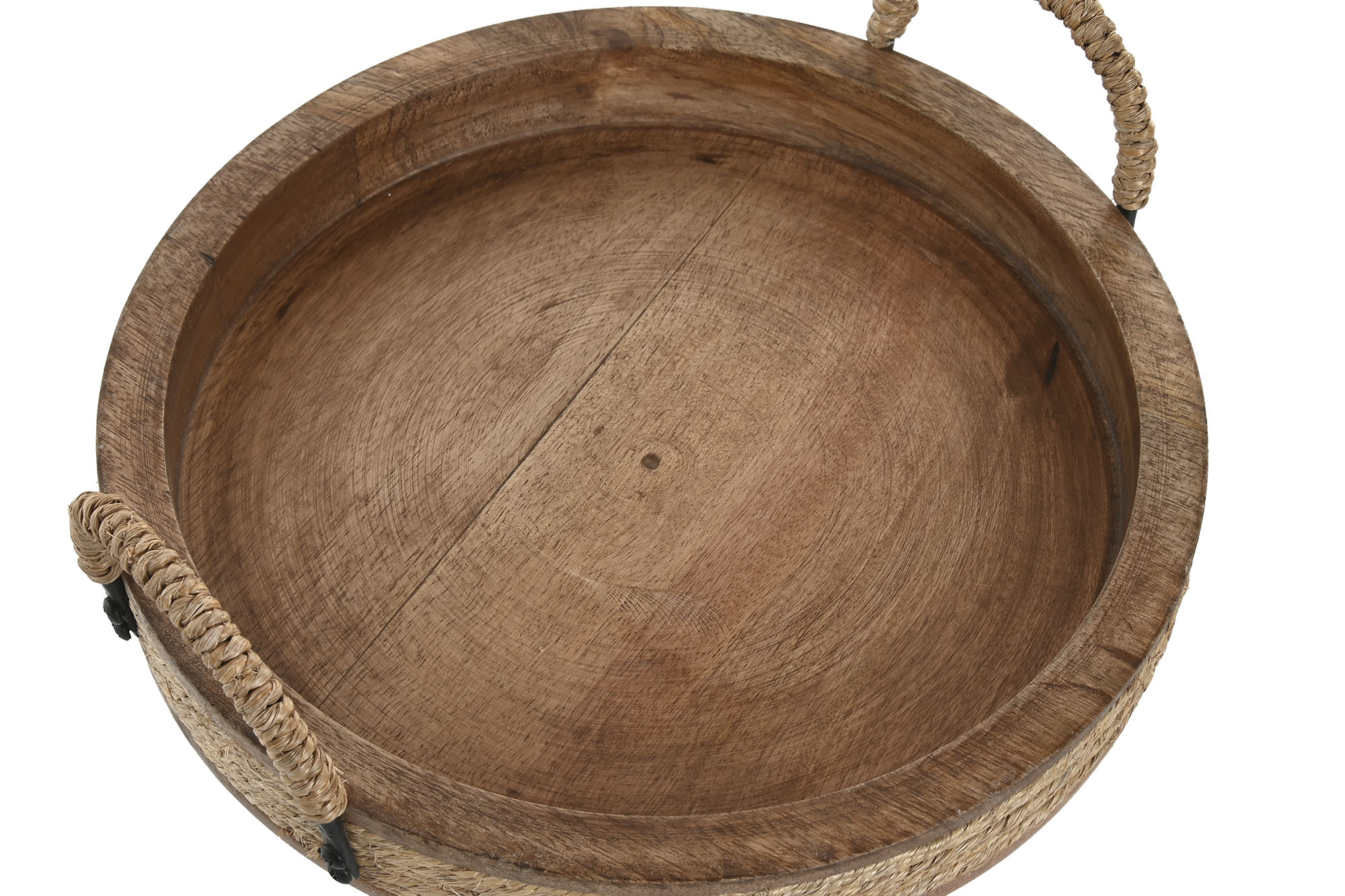 CENTRO MESA MANGO CUERDA 29X29X10 ASA NATURAL 2