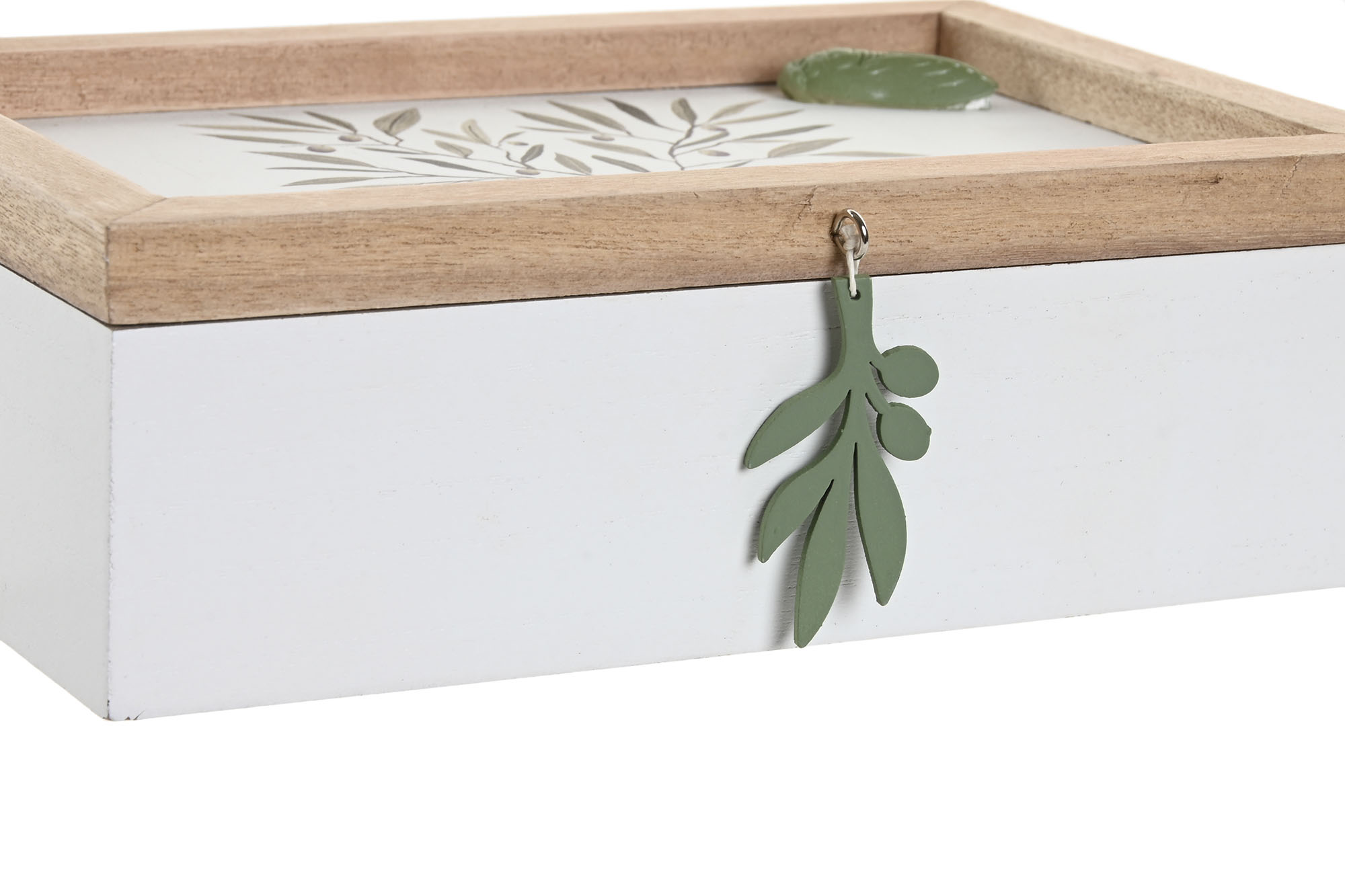 CAJA INFUSIONES MDF 24X16X7,5 BLANCO 3