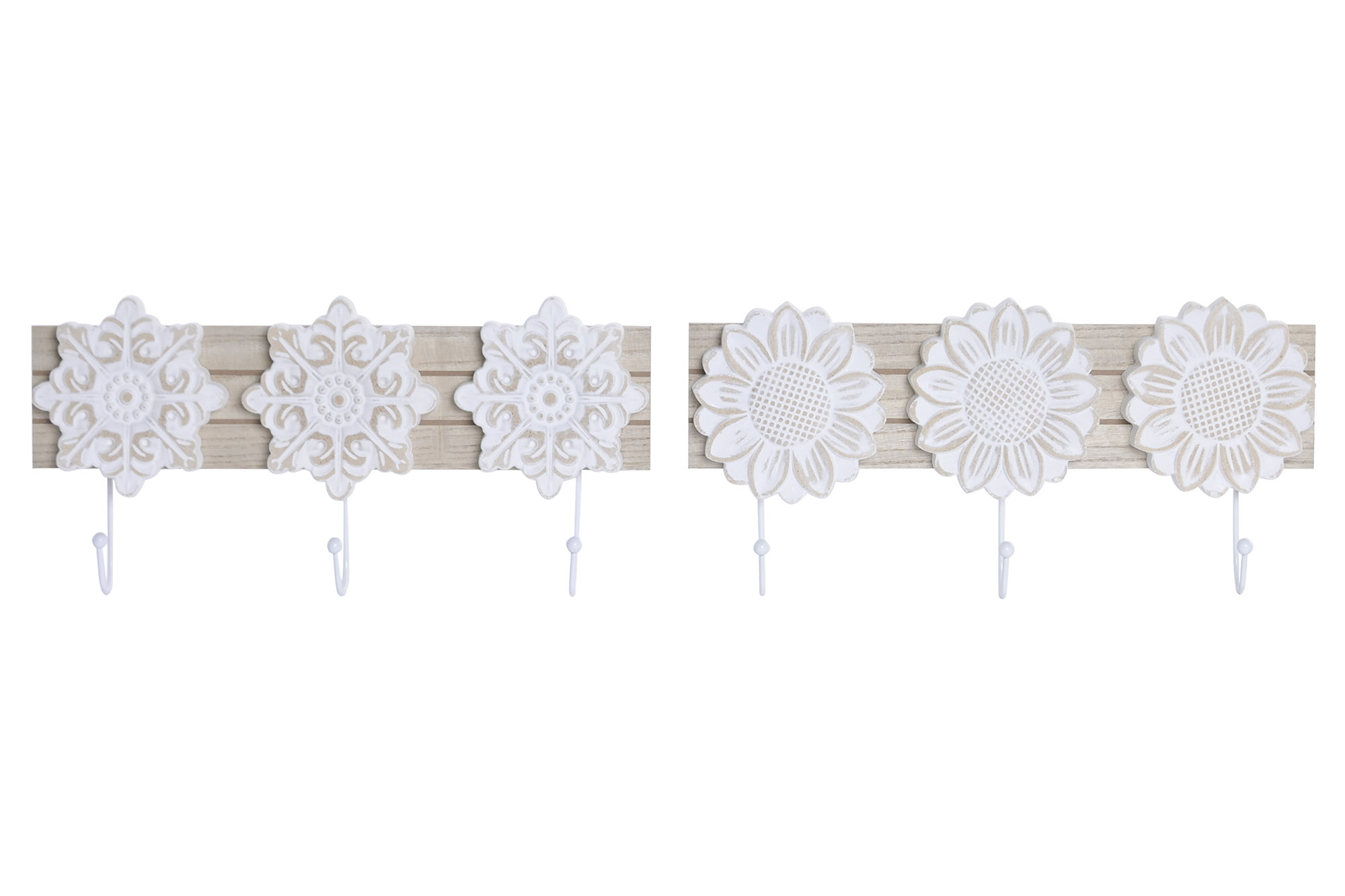 PERCHERO PARED MDF 38X5X17 FLOR