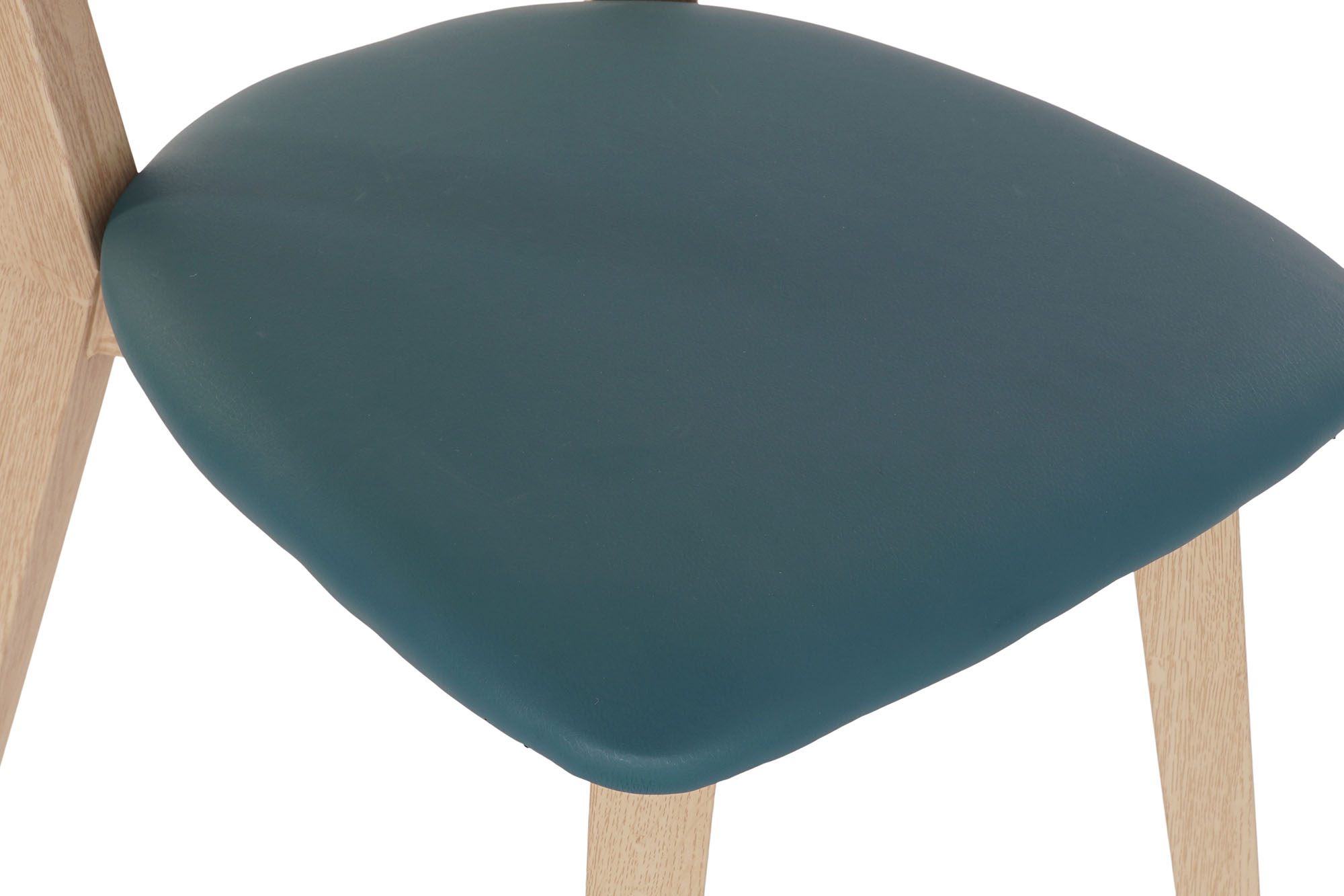 SILLA PU METAL 51X46X76CM AZUL 2
