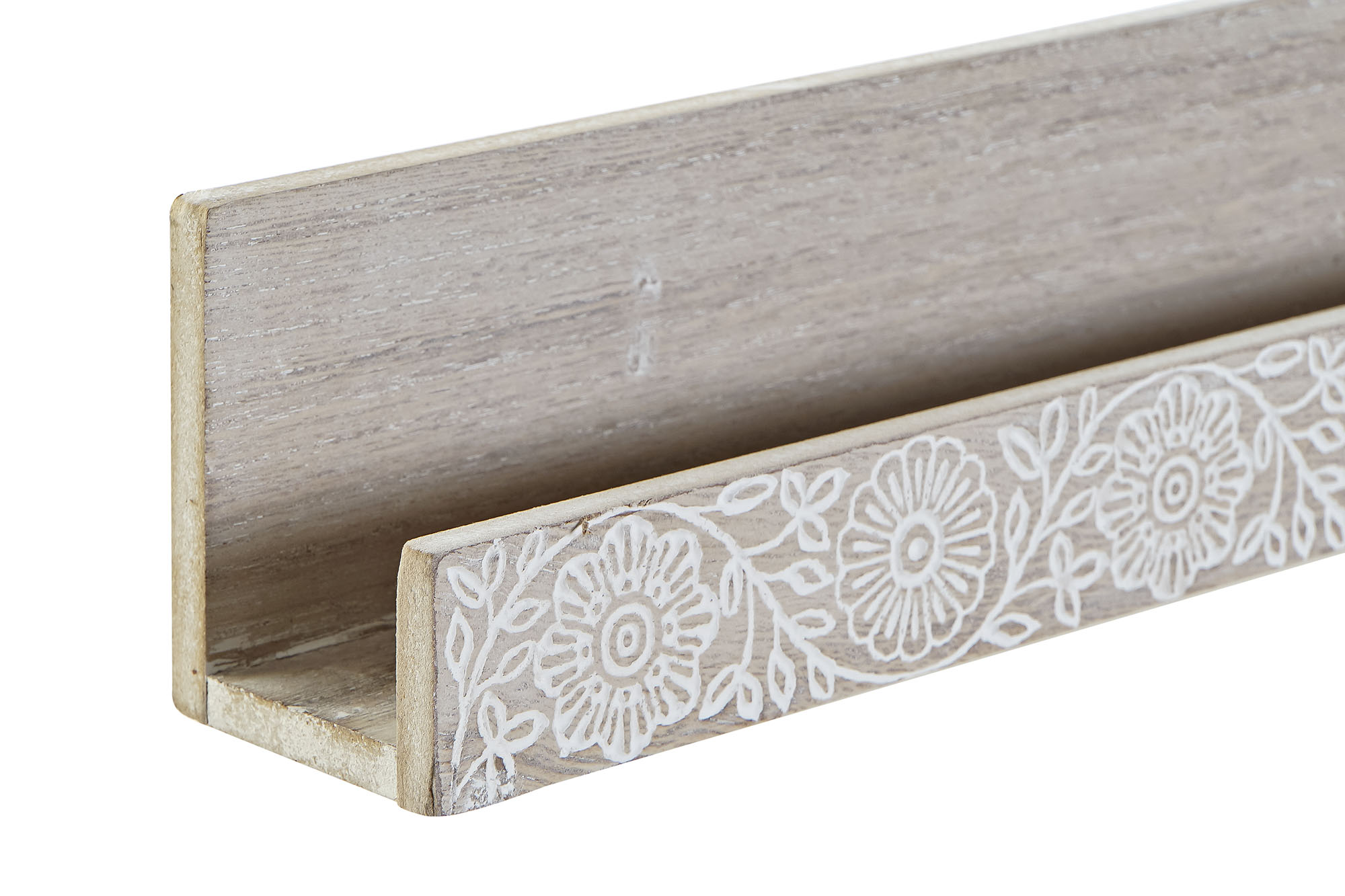 REPISA MDF 80X6X8CM CUADROS NATURAL 2