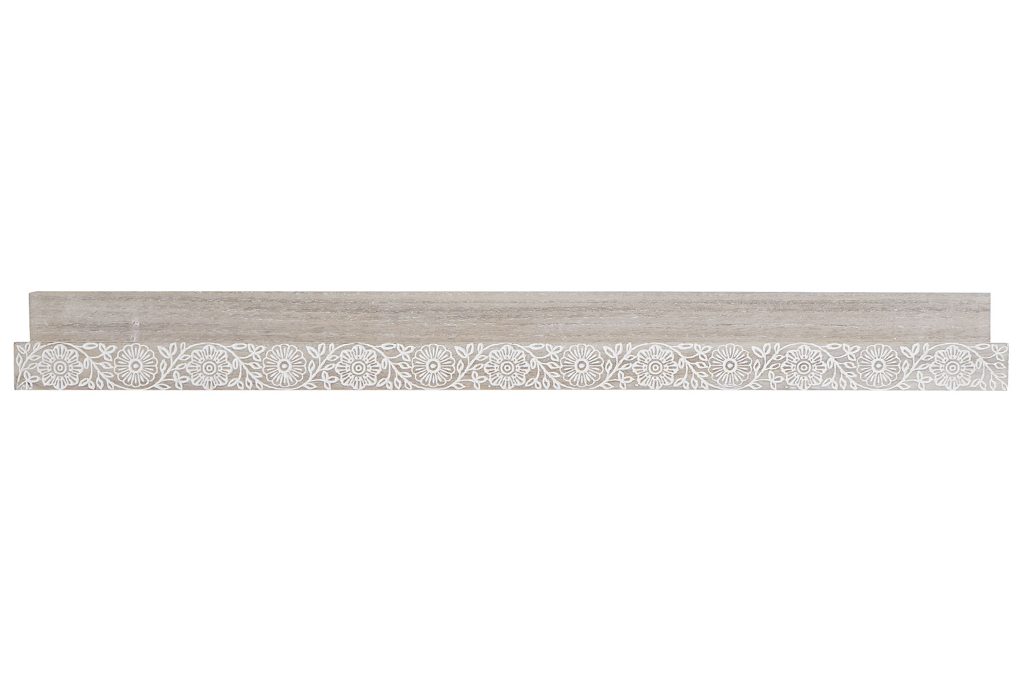 REPISA MDF 80X6X8CM CUADROS NATURAL