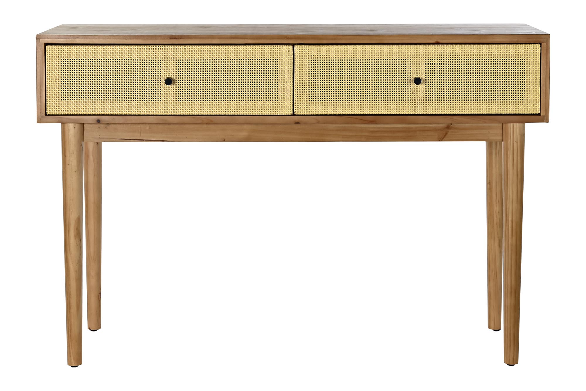 CONSOLA ABETO RATAN 112X38X75 MARRON 6