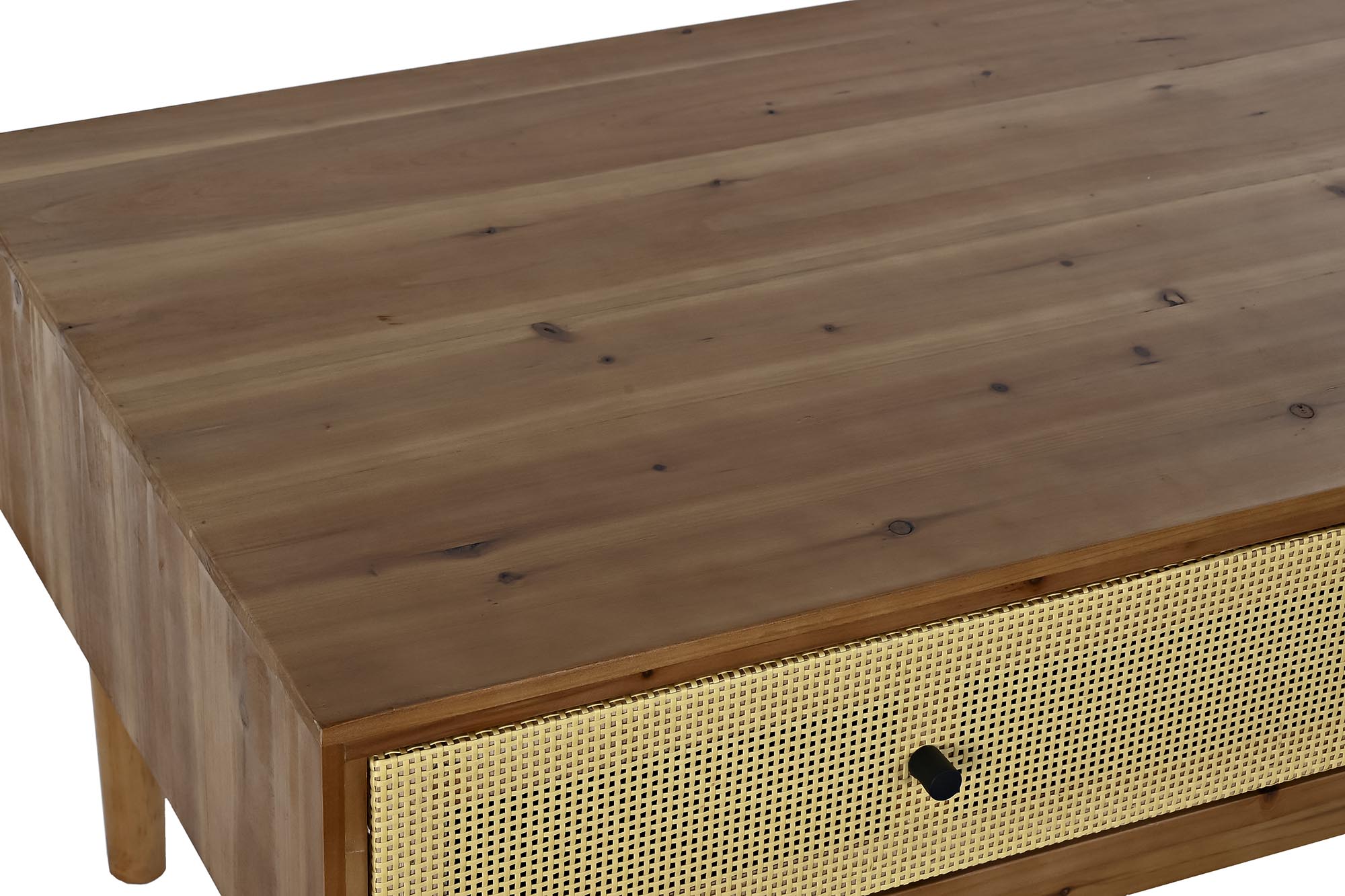 MESA CENTRO ABETO RATAN 106X55X46 MARRON 3