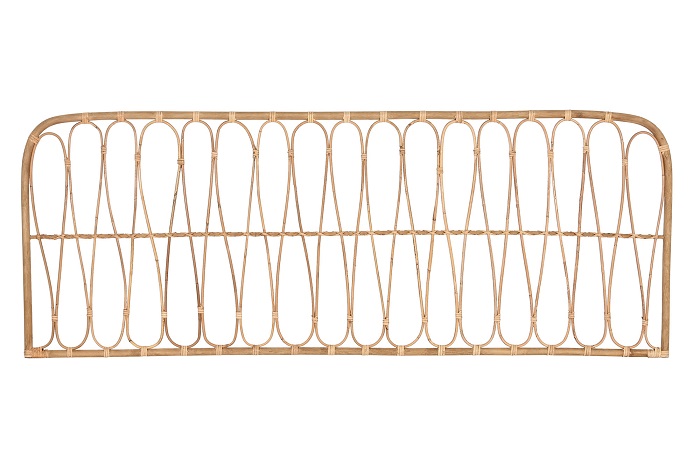 CABECERO CAMA BAMBU RATAN 160X2X60CM