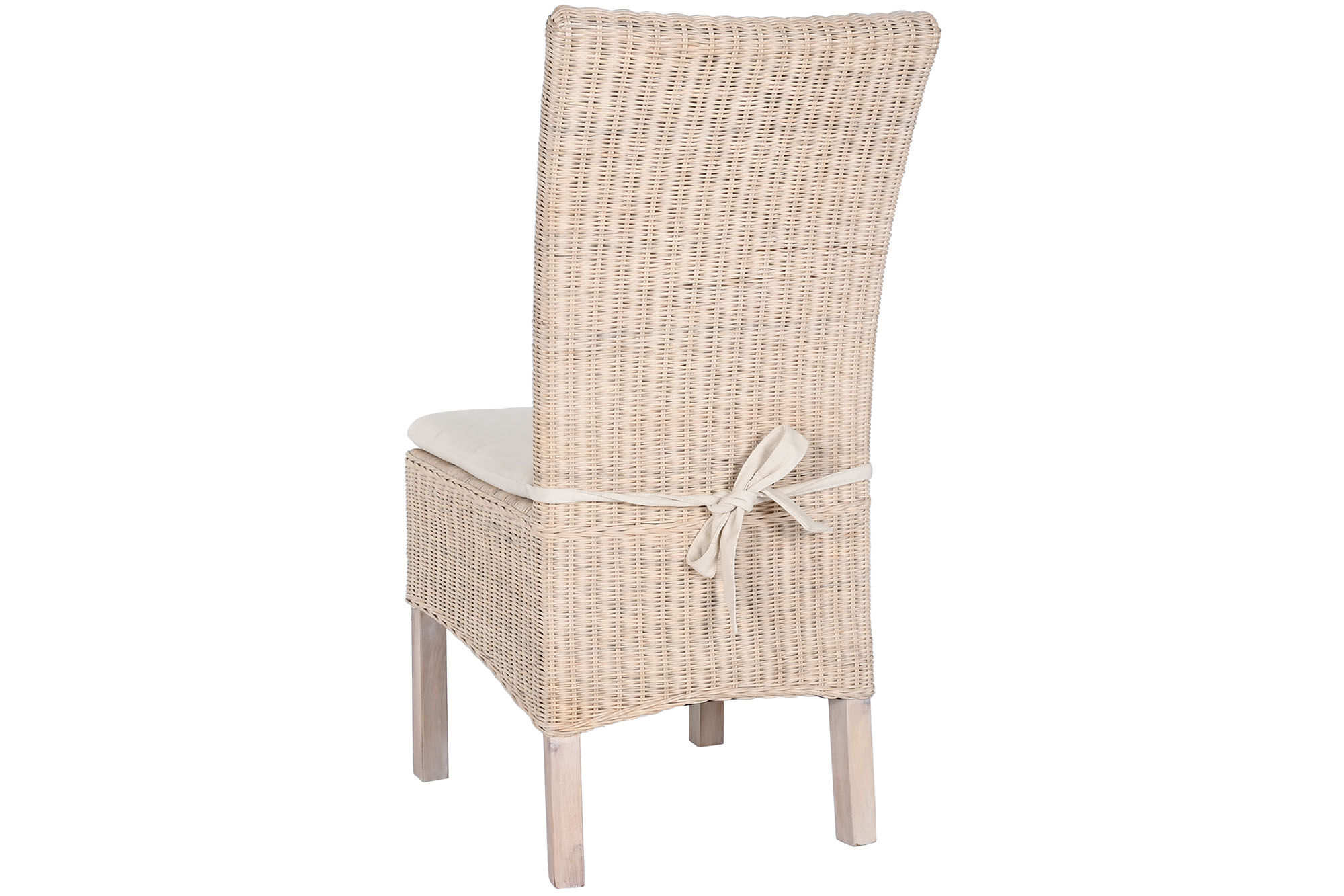 SILLA MIMBRE MANGO 50X55X100 CON COJIN BLANCO 3
