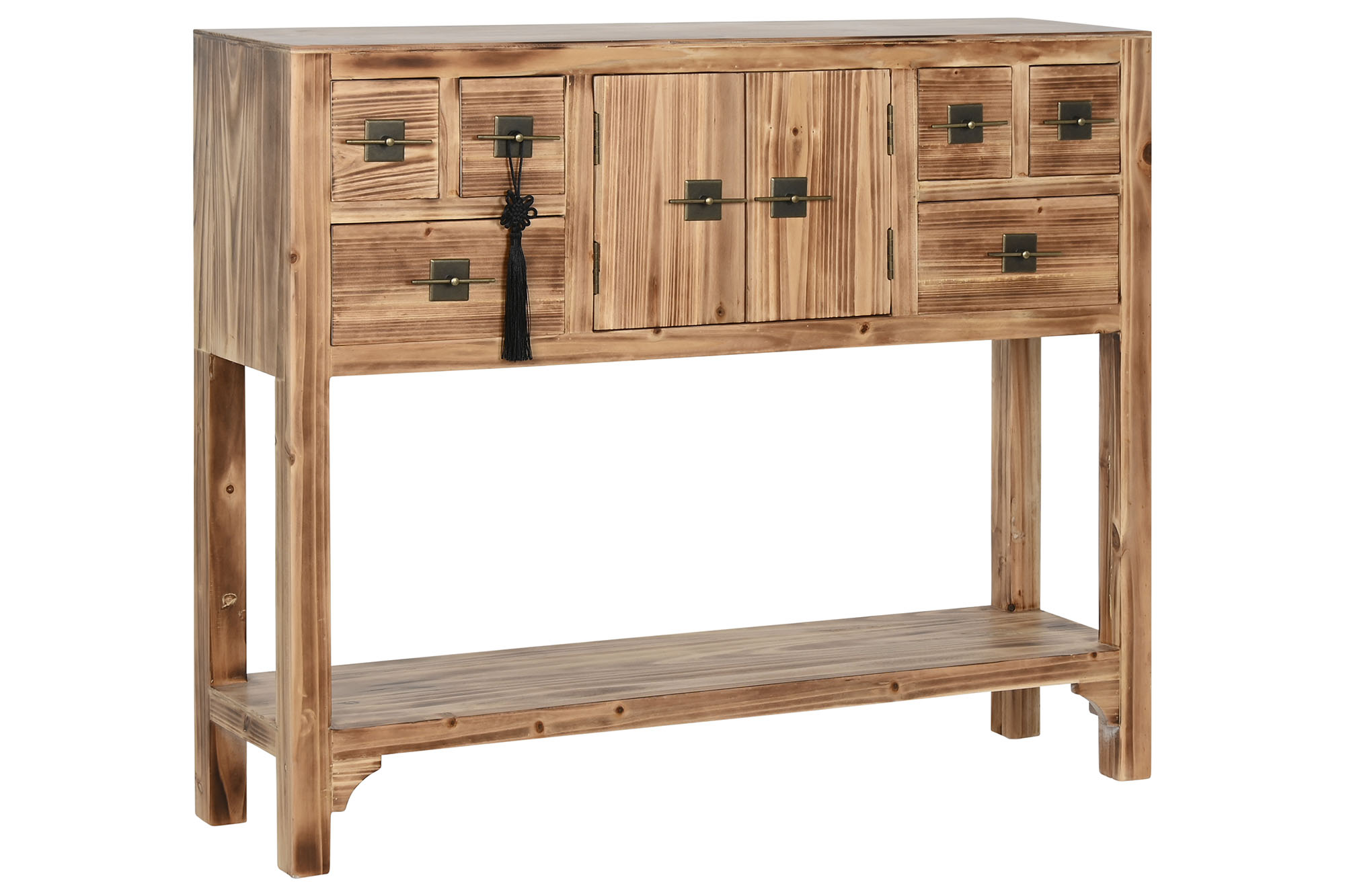 CONSOLA ABETO MDF 96X24X79 20,00 ORIENTAL NATURAL 2