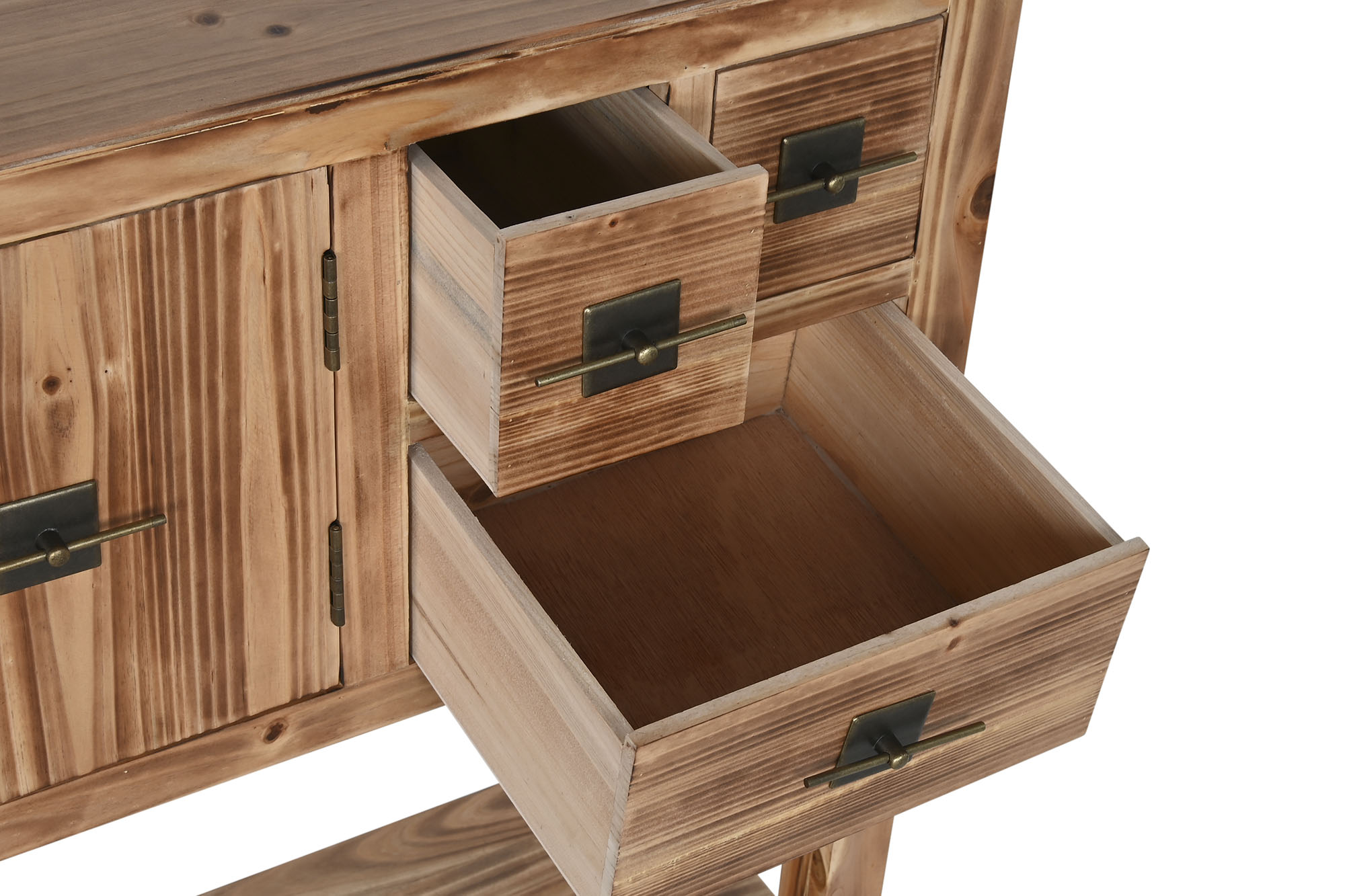 CONSOLA ABETO MDF 96X24X79 20,00 ORIENTAL NATURAL 5