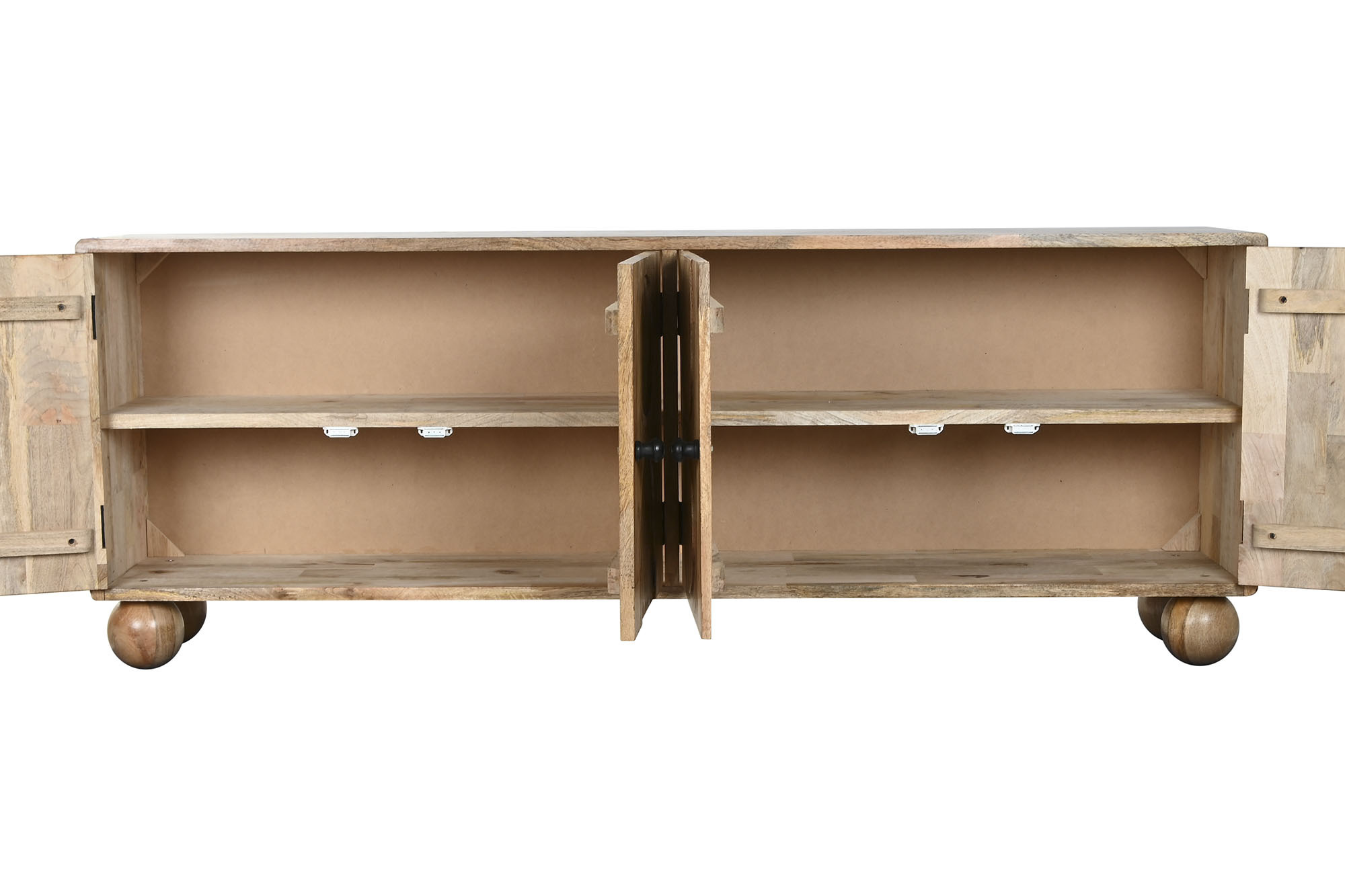BUFFET MANGO 180X34X71 GEOMETRICO MARRON 5